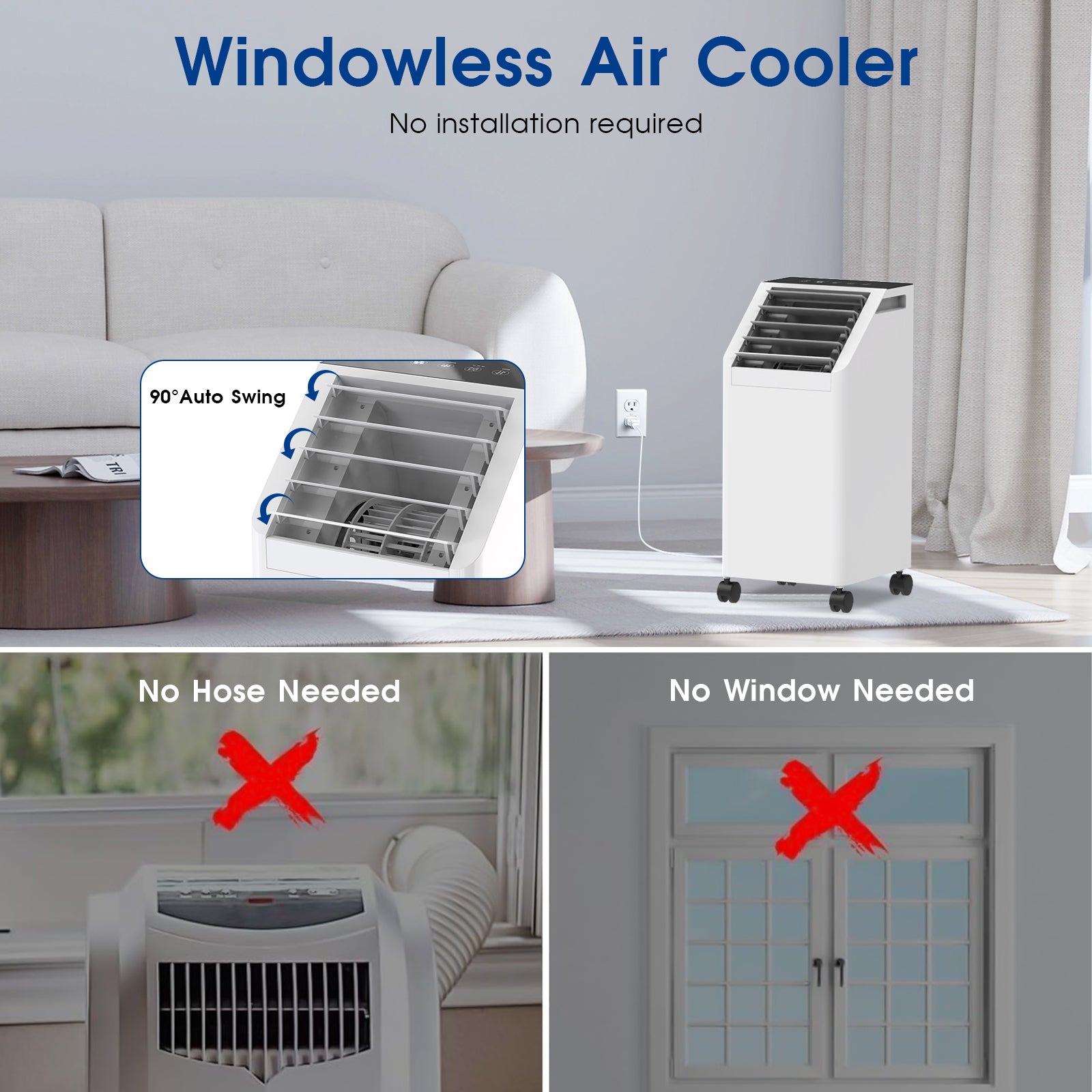 Portable air cooler