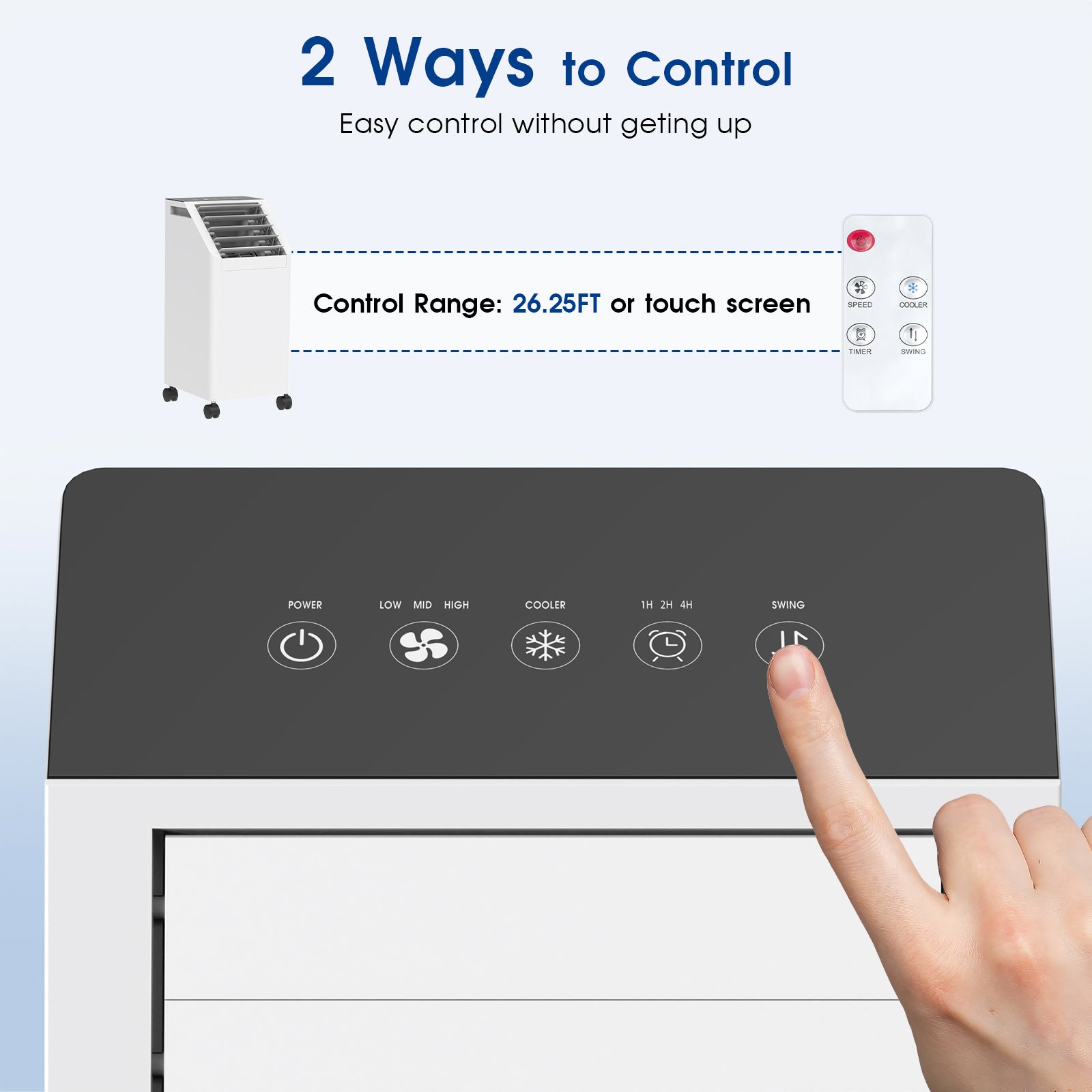 Advwin 3-IN-1 Windowless Air Conditioner Portable Cooler