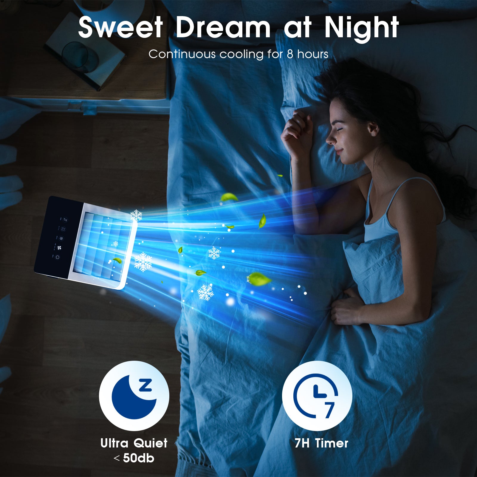 Advwin 3-IN-1 Windowless Air Conditioner Portable Cooler