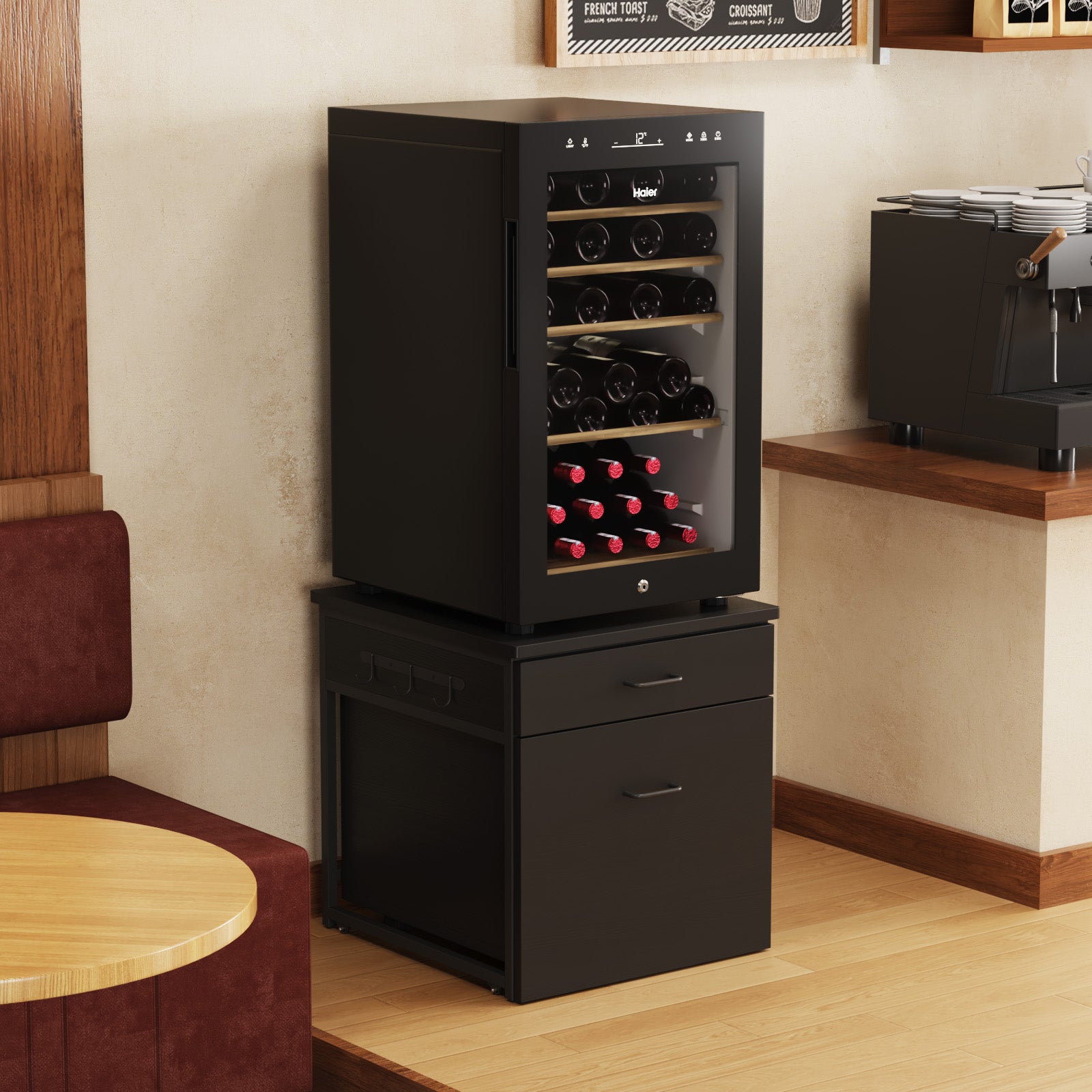Advwin Mini Fridge Stand with Storage