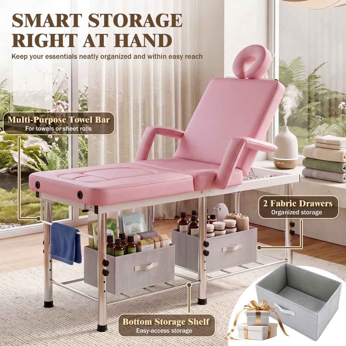 Advwin Massage Table w/ Chest & Abdominal Opening