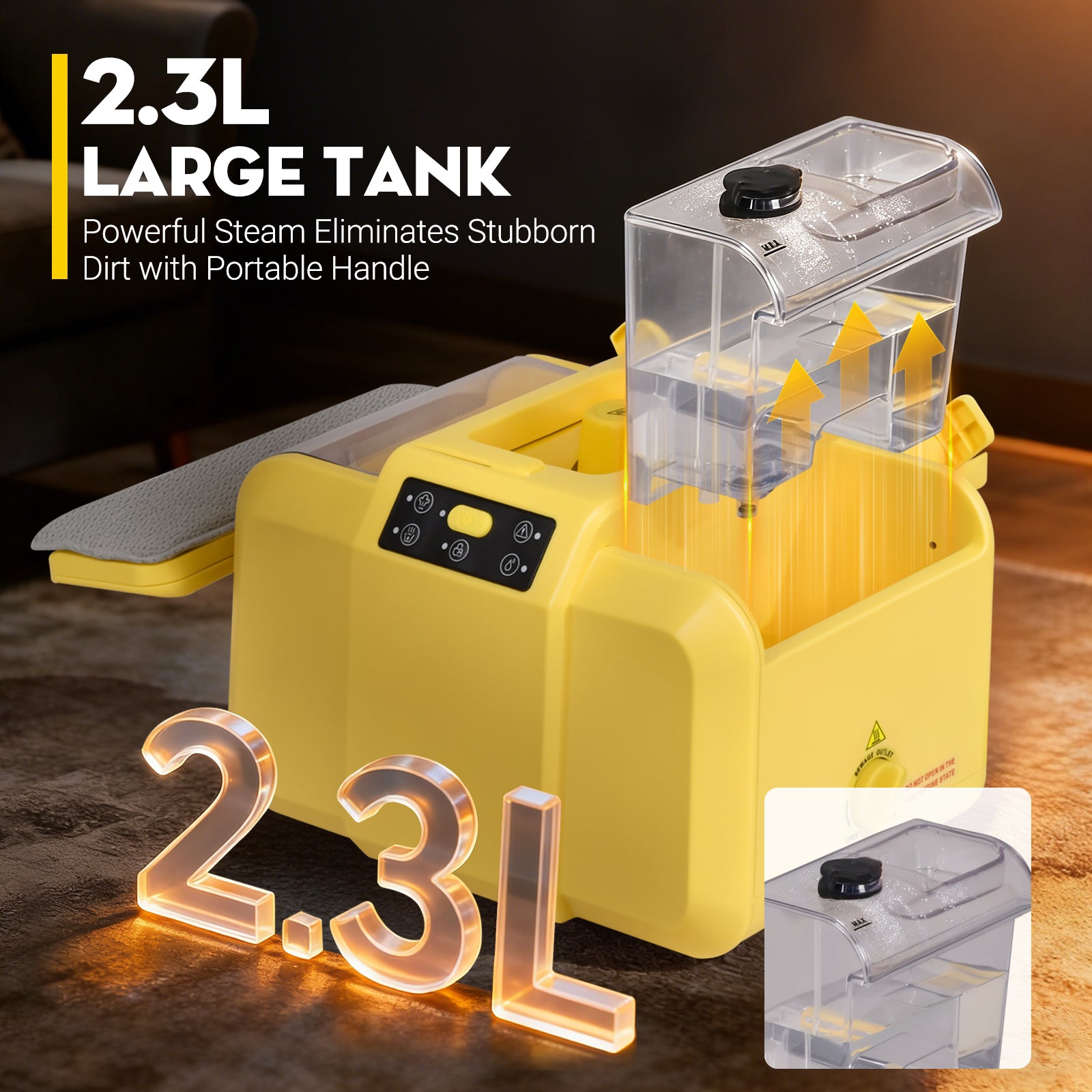 Advwin Steam Cleaner Chemical-Free High-Pressure