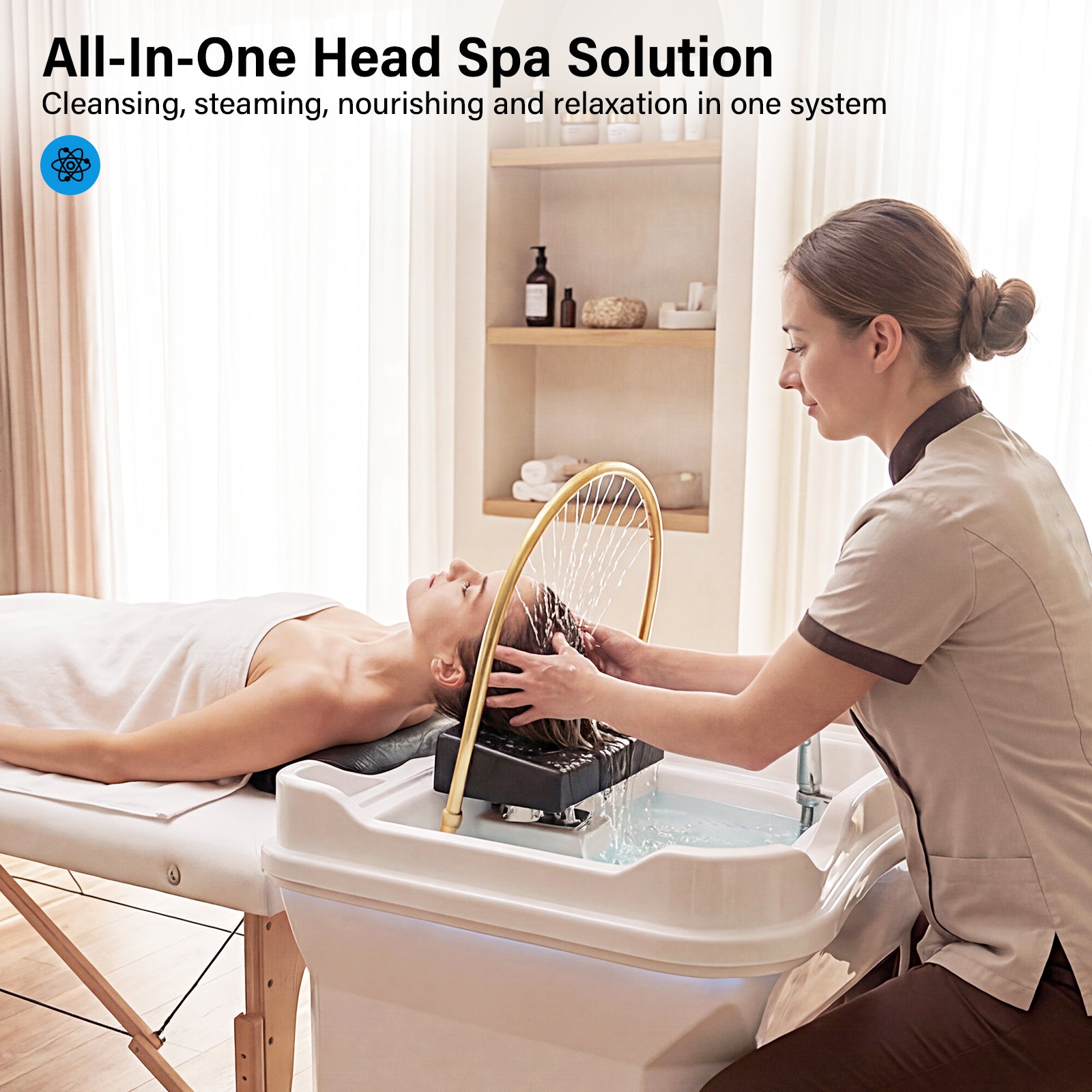 Advwin Thermostatic Head Spa Equipment