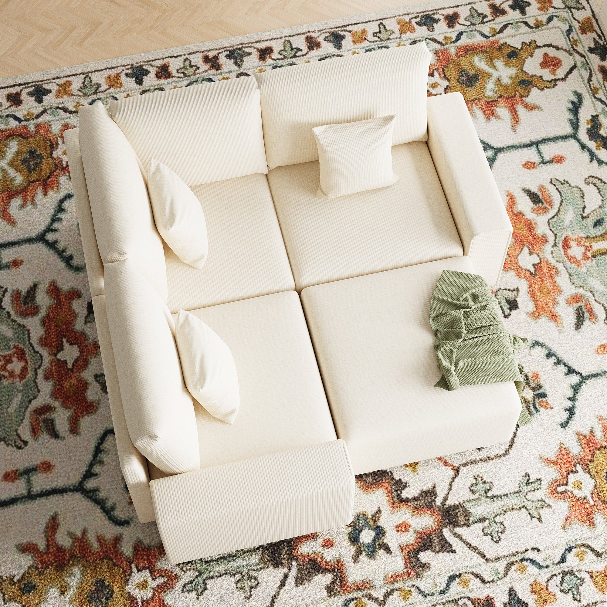 Advwin Luxury Oversized Minimalist Cloud Couch