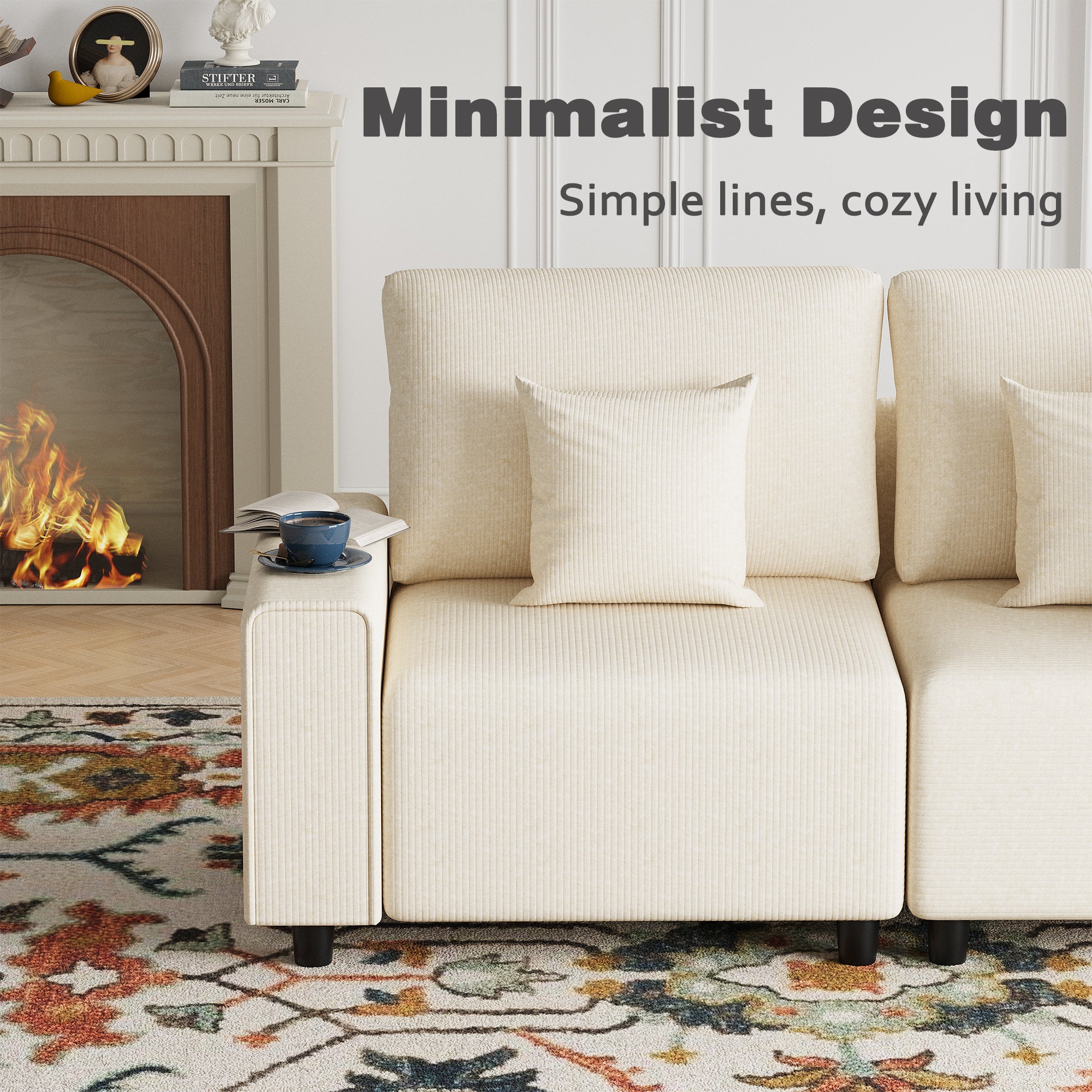 Advwin Luxury Oversized Minimalist Cloud Couch