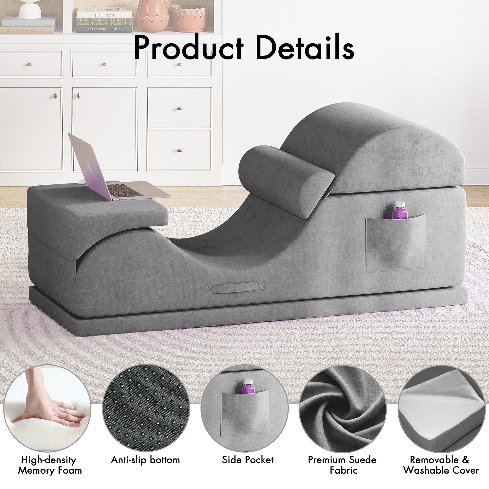Advwin Convertible Yoga Chair for Adults