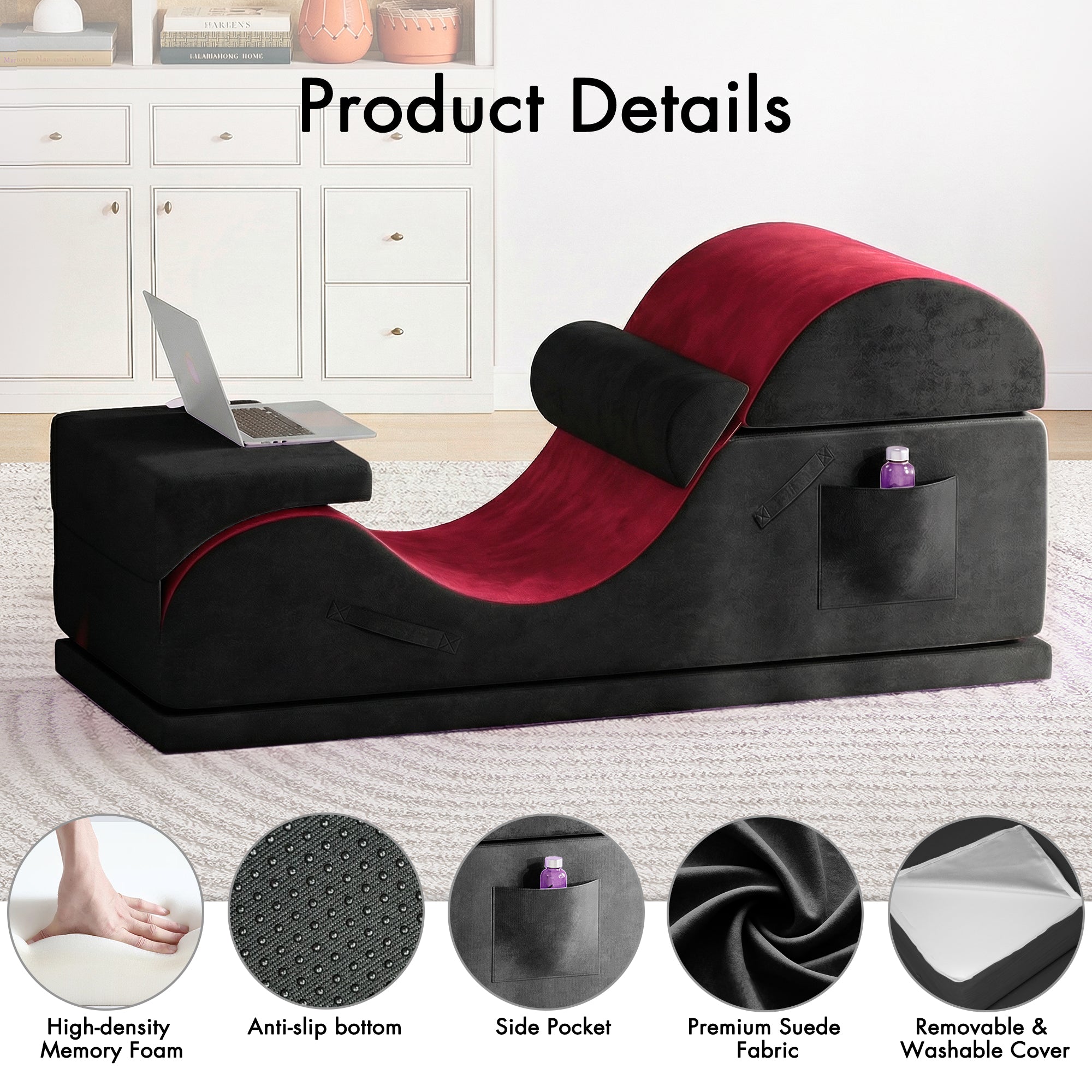 Advwin Convertible Yoga Chair for Adults