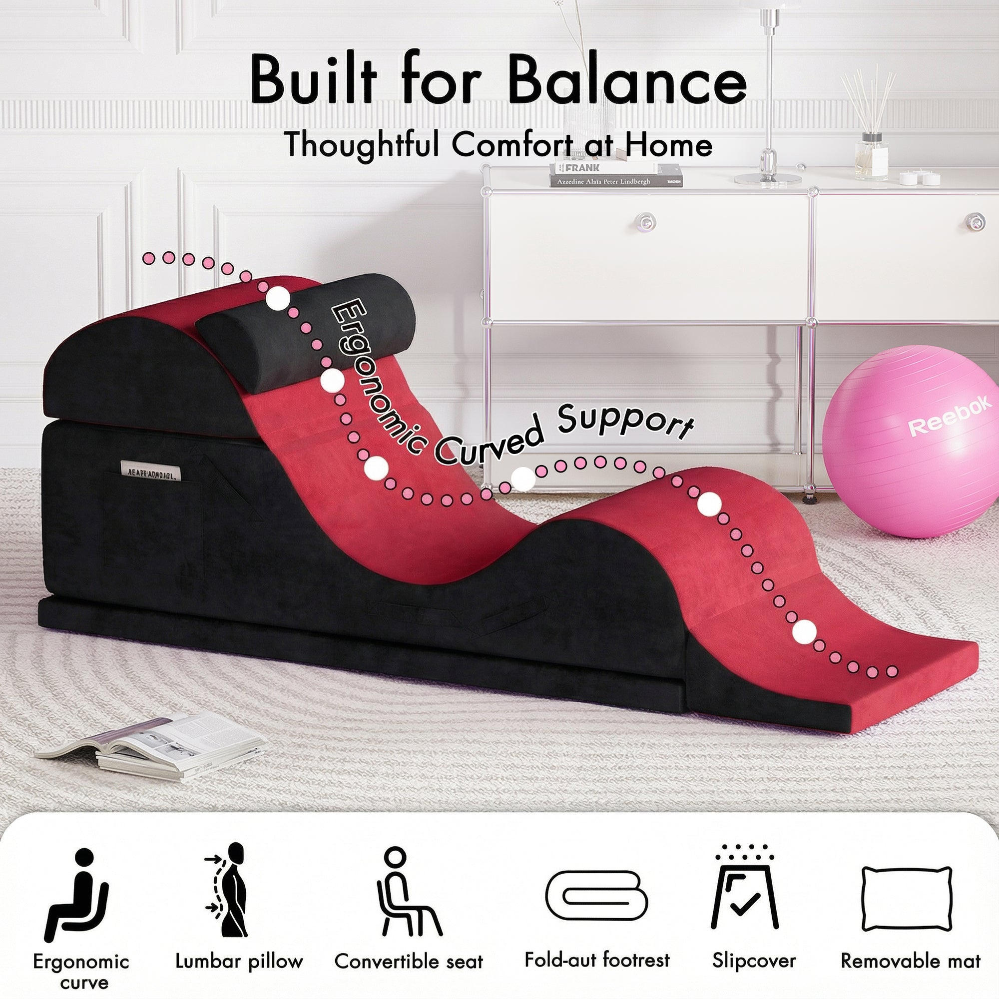 Advwin Convertible Yoga Chair for Adults