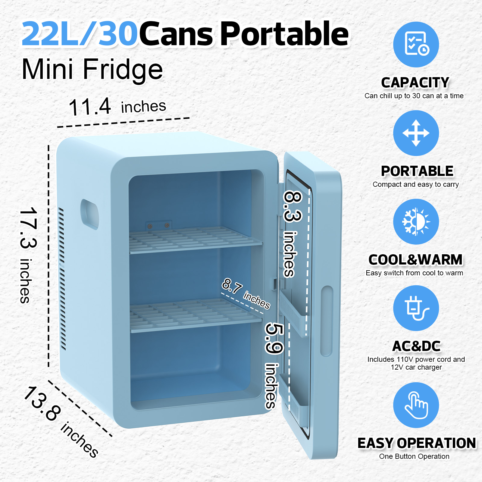 portable mini fridge