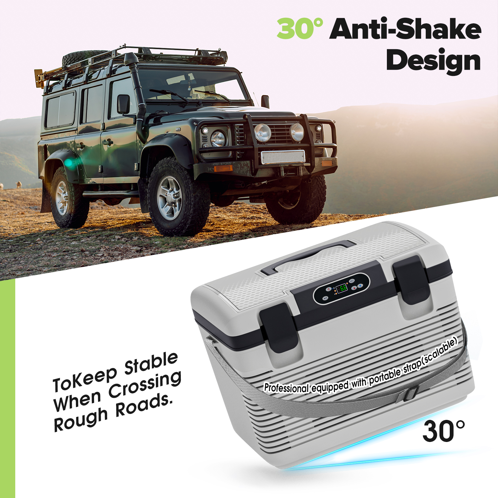 Advwin 18L Portable Car Fridge for Camping