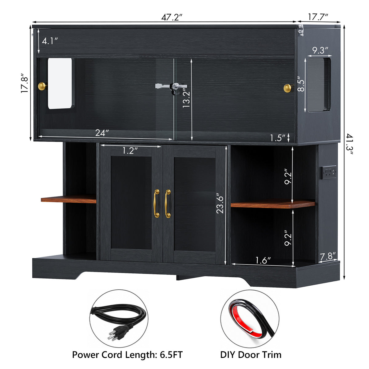 Advwin Reptile Terrarium Cabinet Tank with Stand