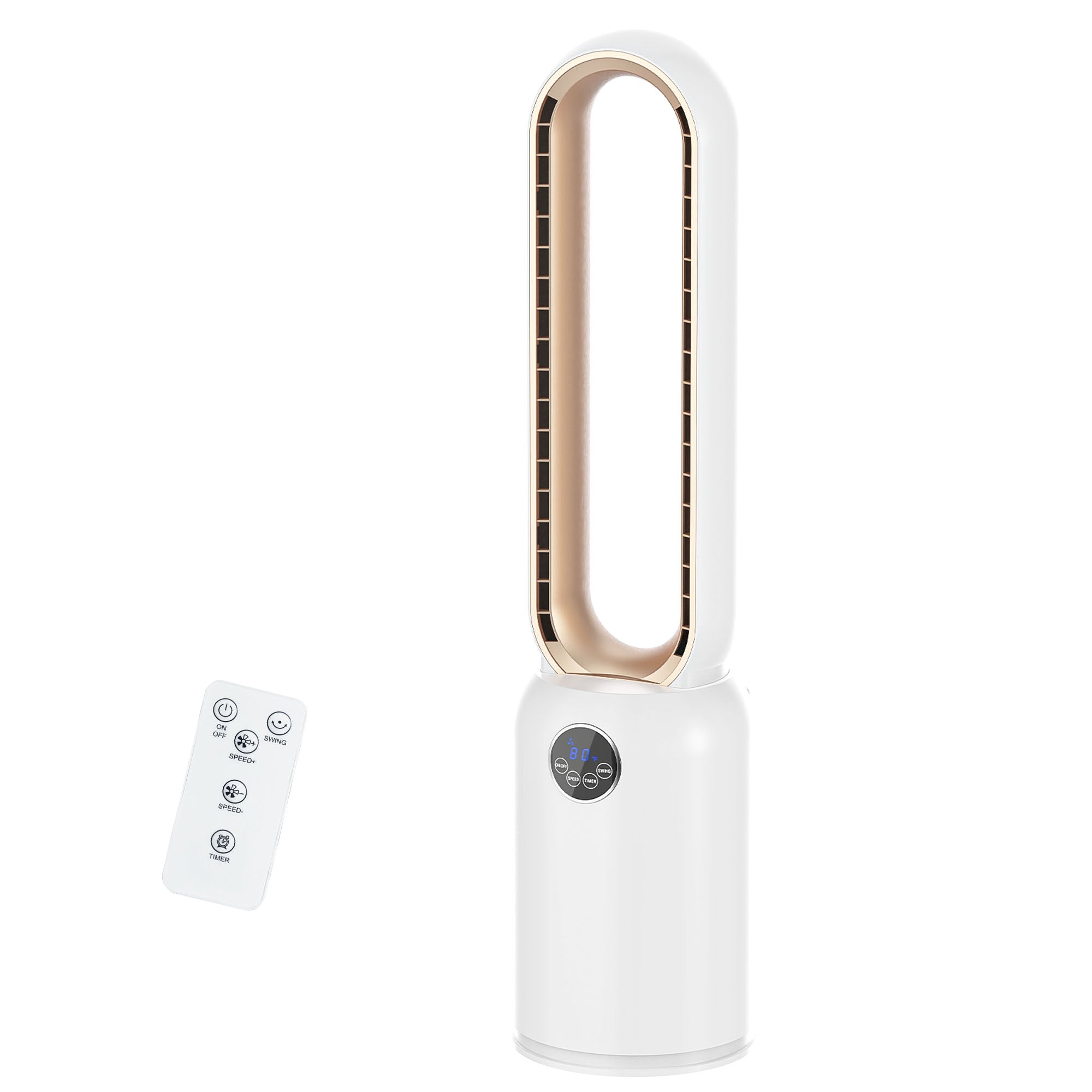 Advwin Upgrated Portable Bladeless Tower Fan