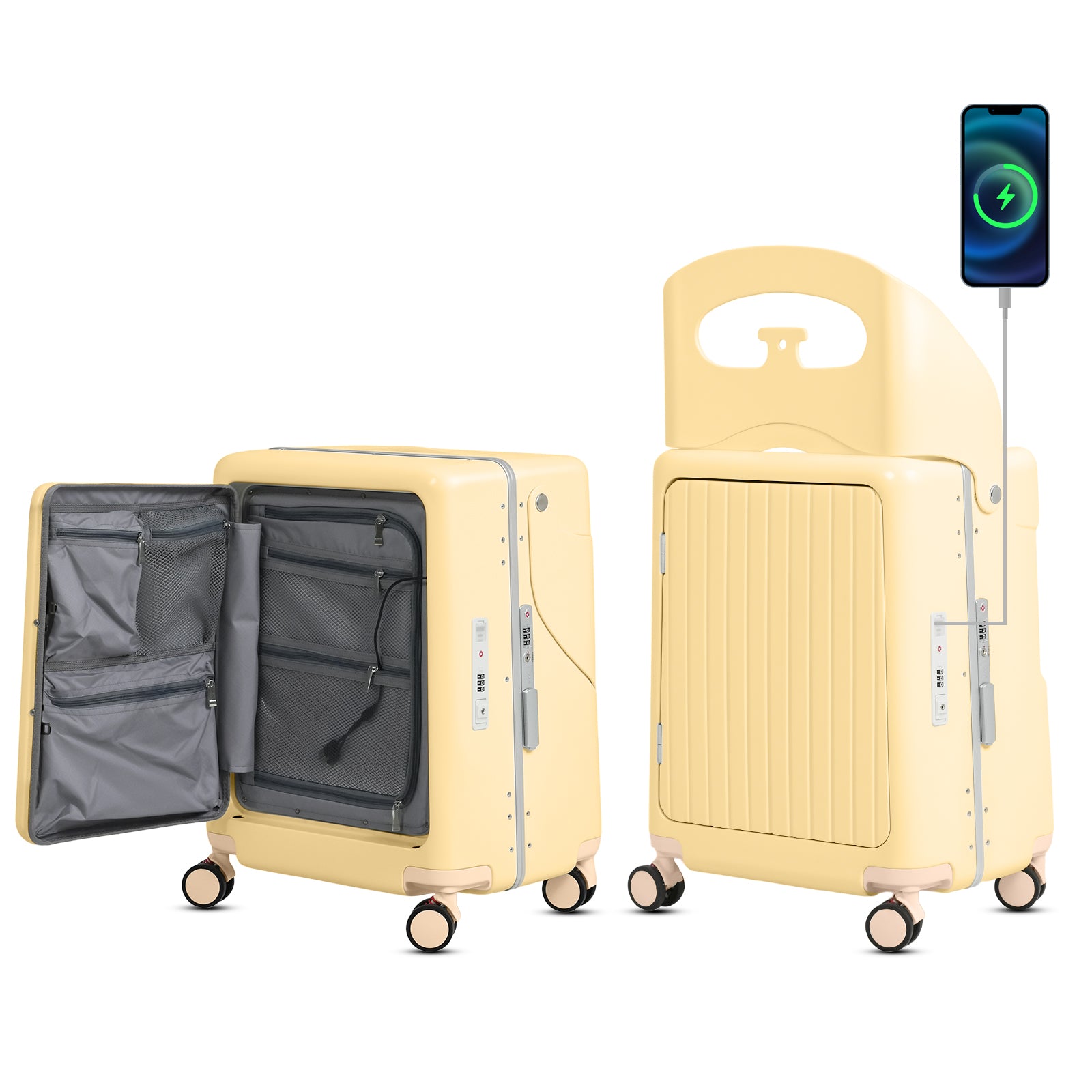 Advwin Carry On Luggage with Seat For Kids