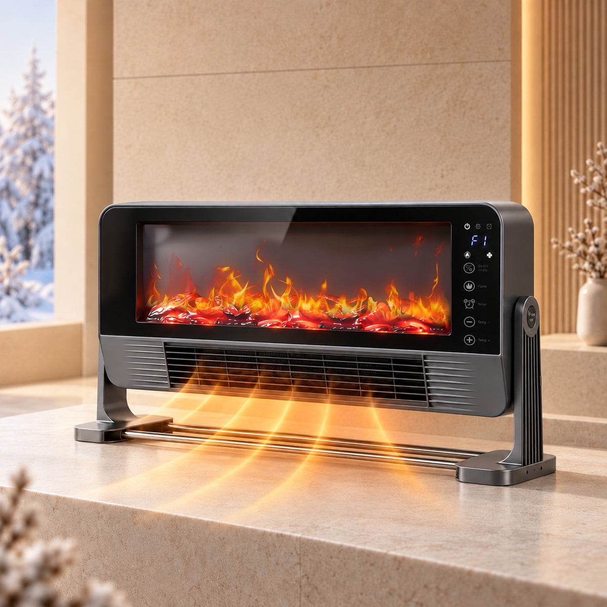 Advwin 1500W Wall-Mounted & Freestanding Space Heater