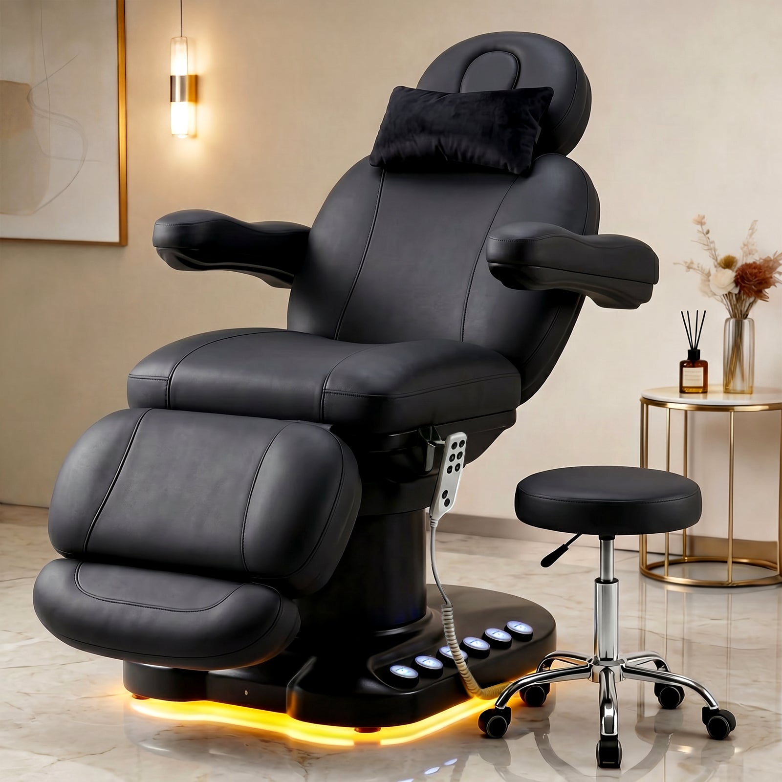 Advwin Fully Electric Massage Table with 3 Motors
