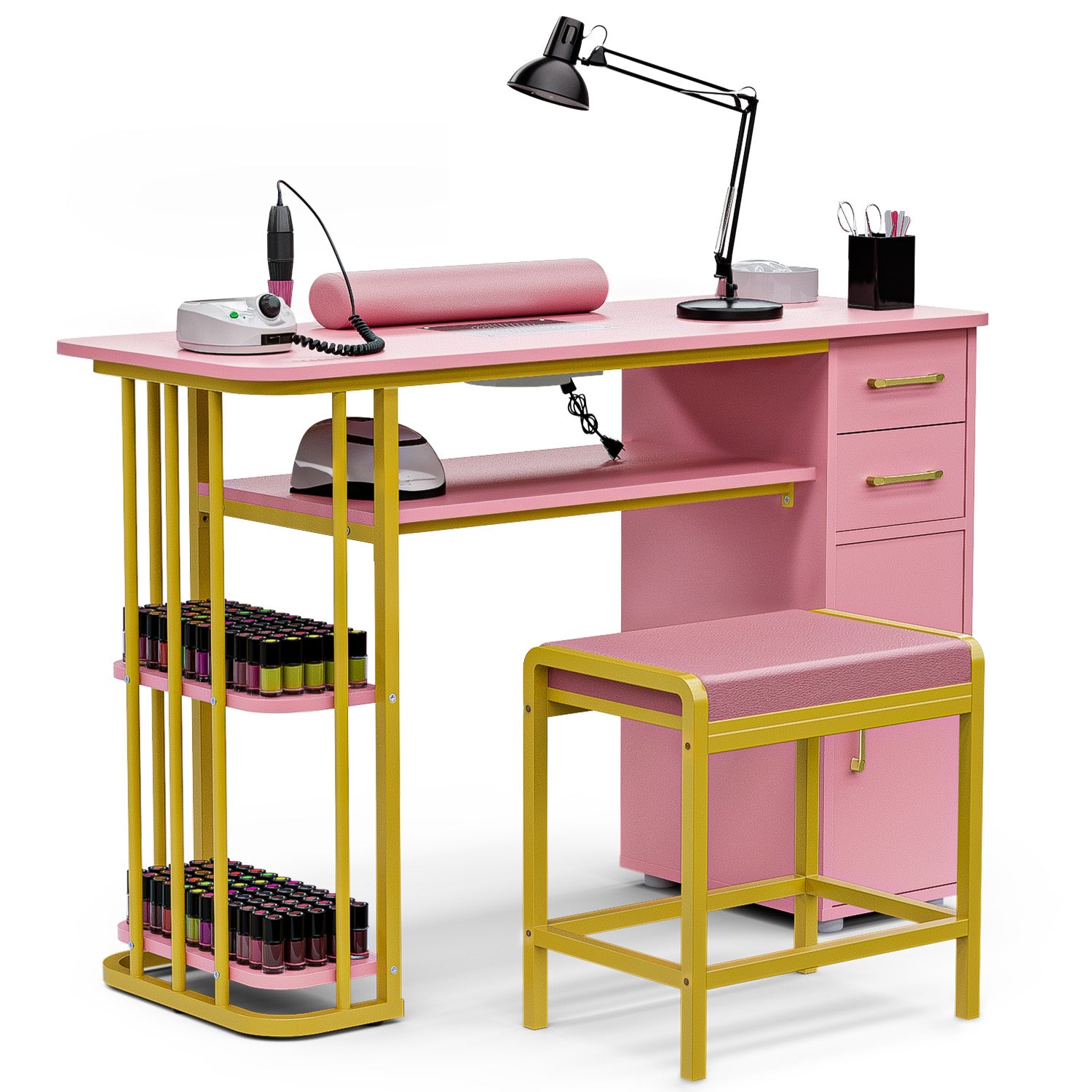 Advwin Nail Desk with Dust Extractor