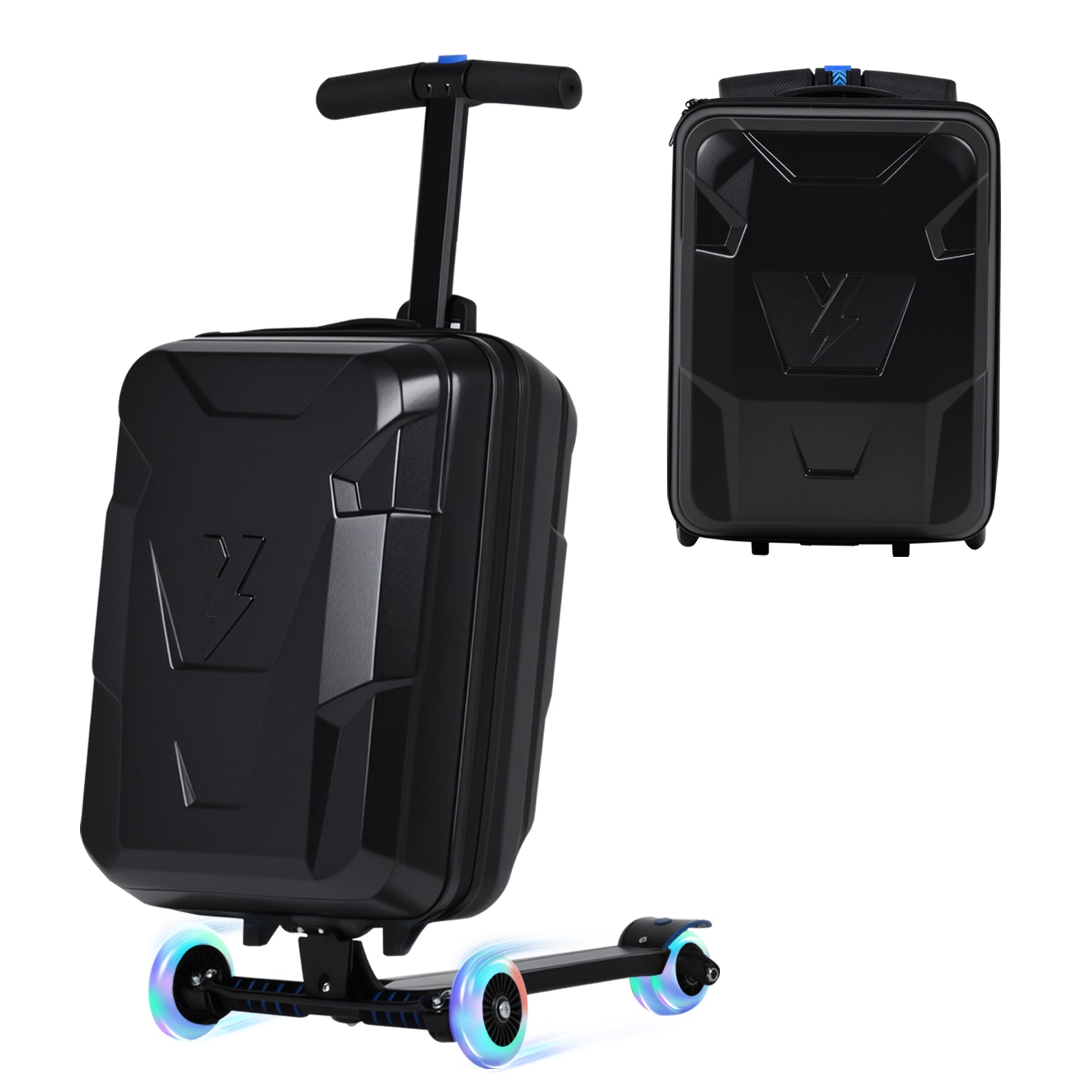 Advwin Foldable Carry On Scooter Suitcase for Kids