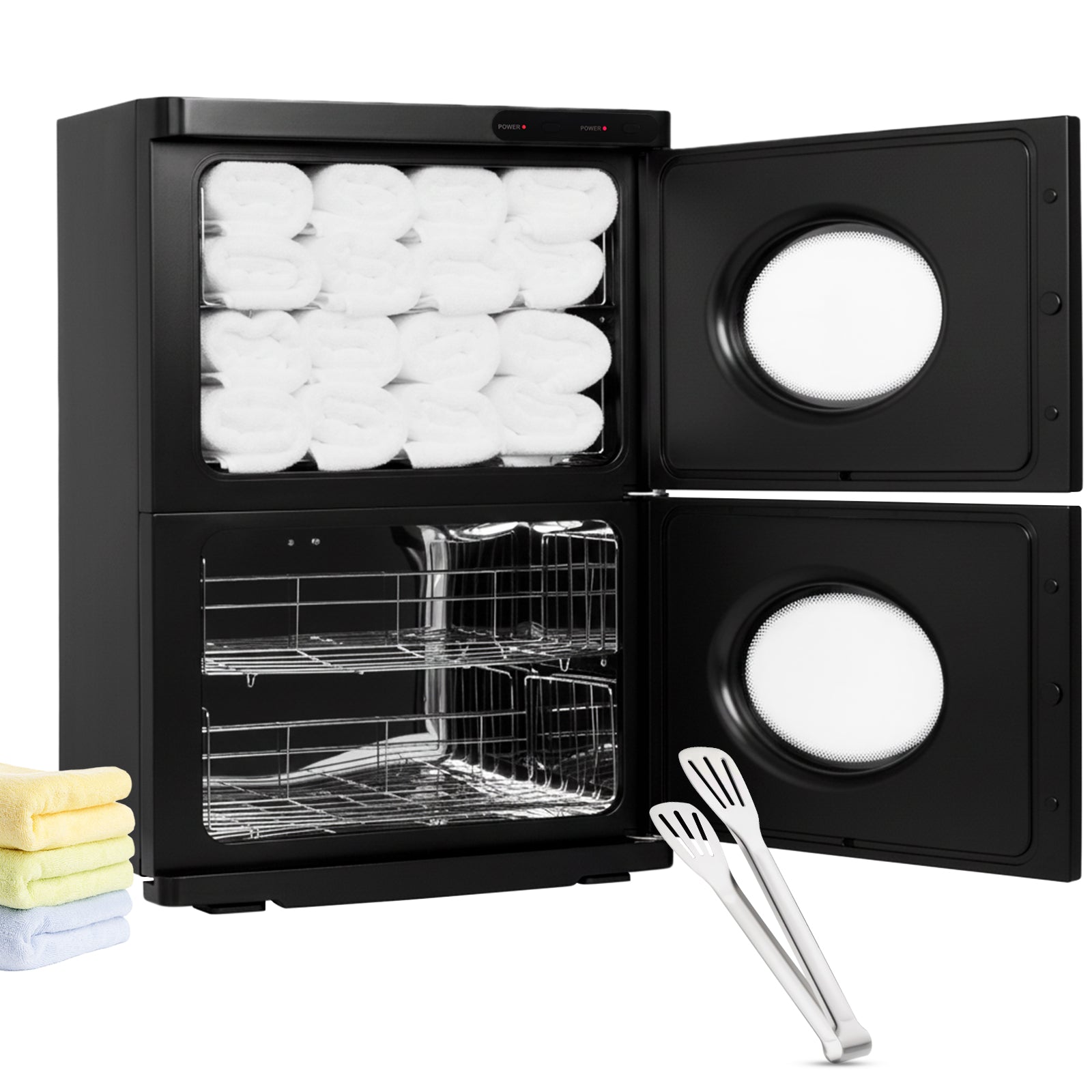 Advwin Hot Towel Warmer Double Cabinet 46L