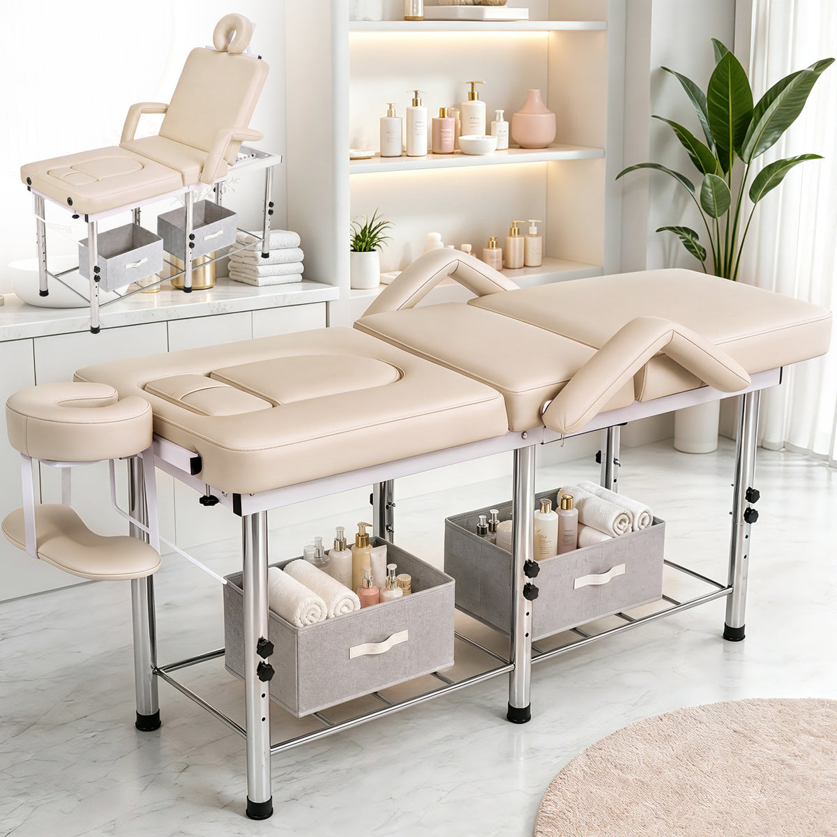Advwin Massage Table w/ Chest & Abdominal Opening
