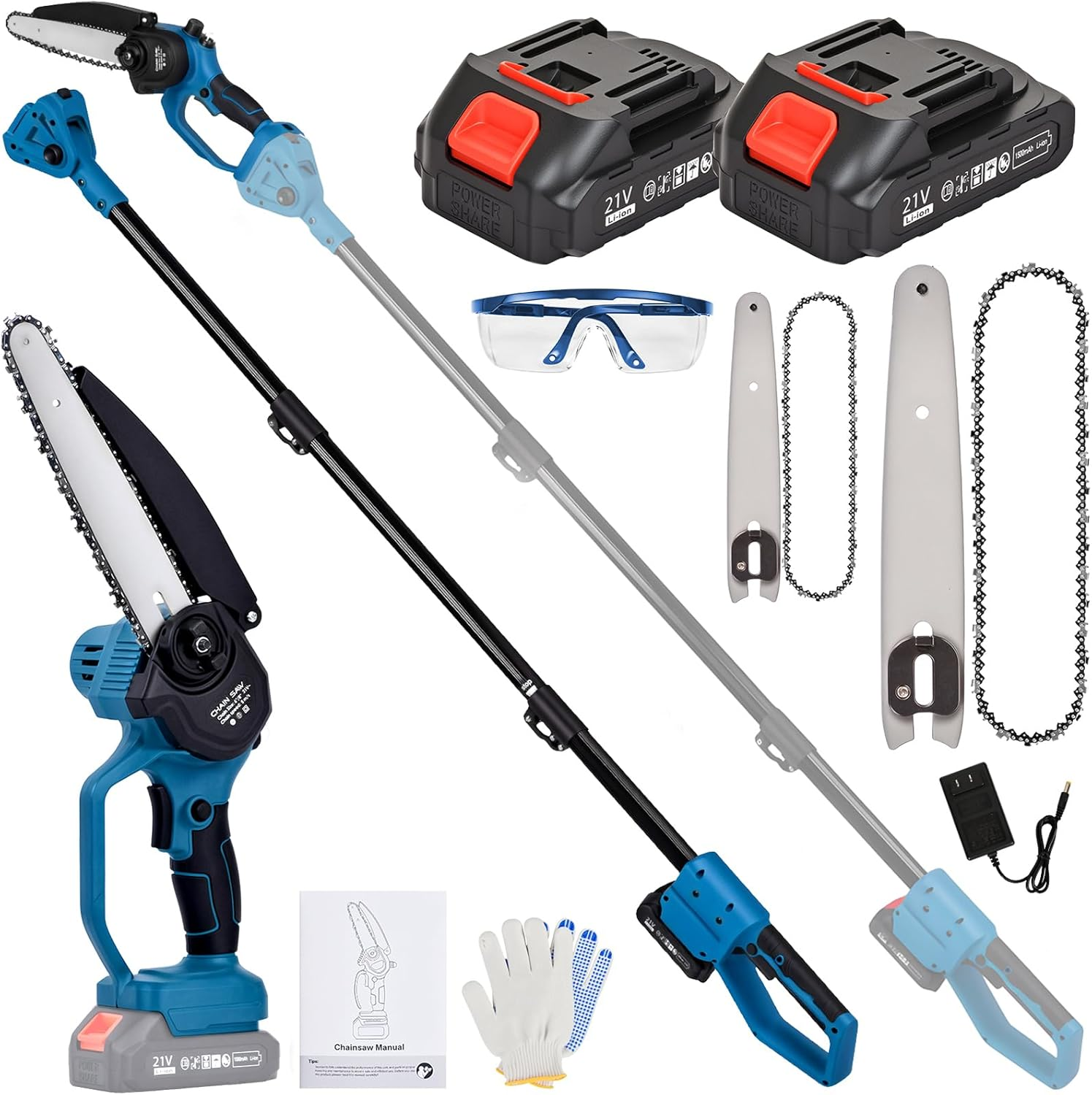 Advwin 2-in-1 Electric Pole Saw