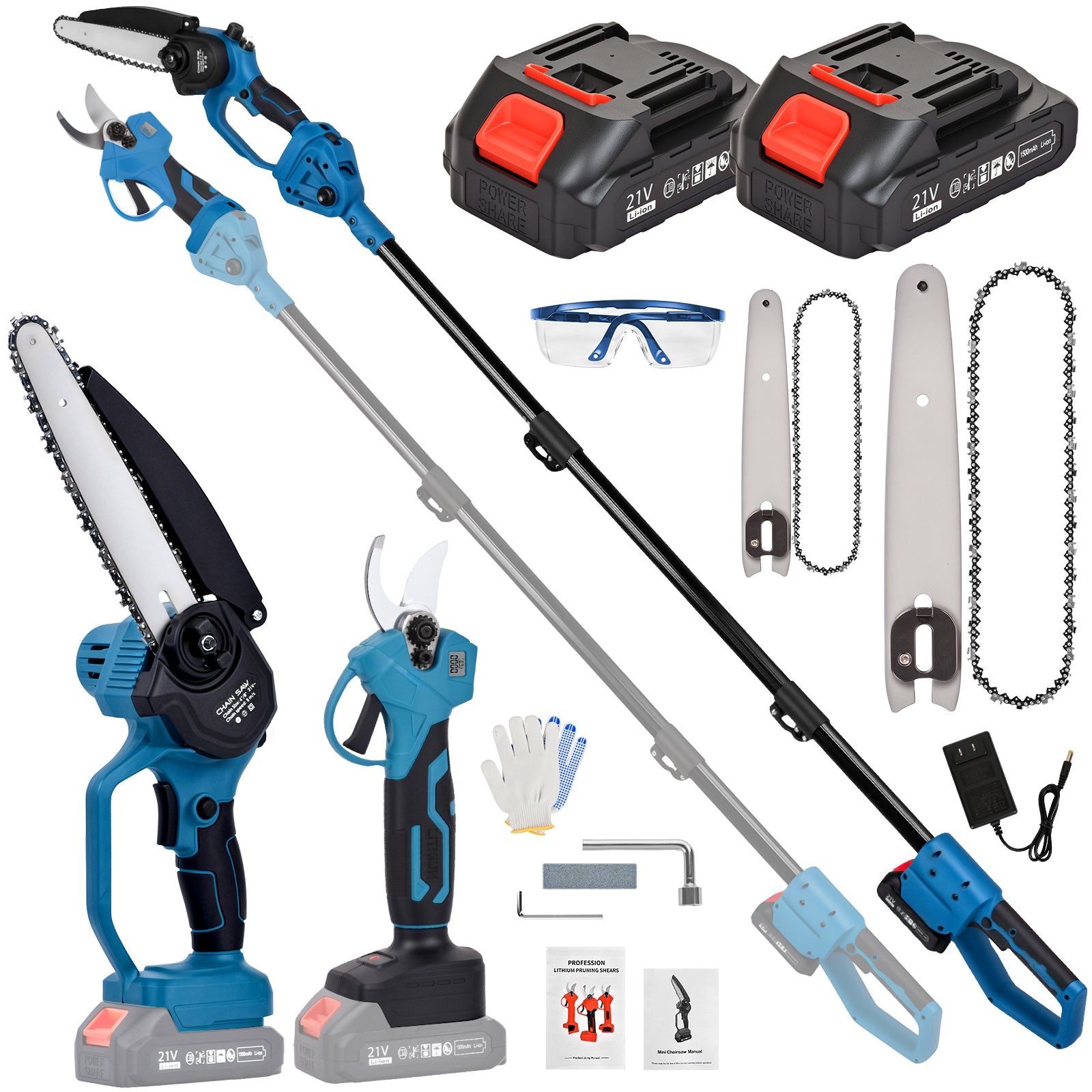 Advwin 2-in-1 Electric Pole Saw