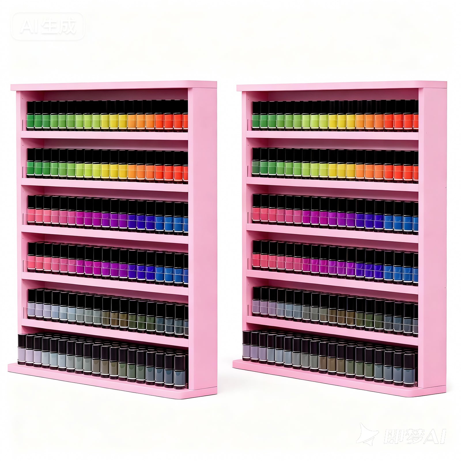 Advwin Double Wall Mount Nail Polish Organizer