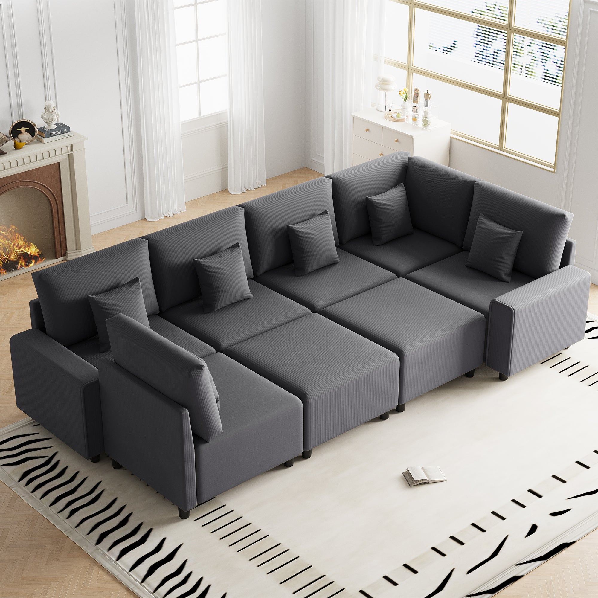 Advwin Luxury Oversized Minimalist Cloud Couch