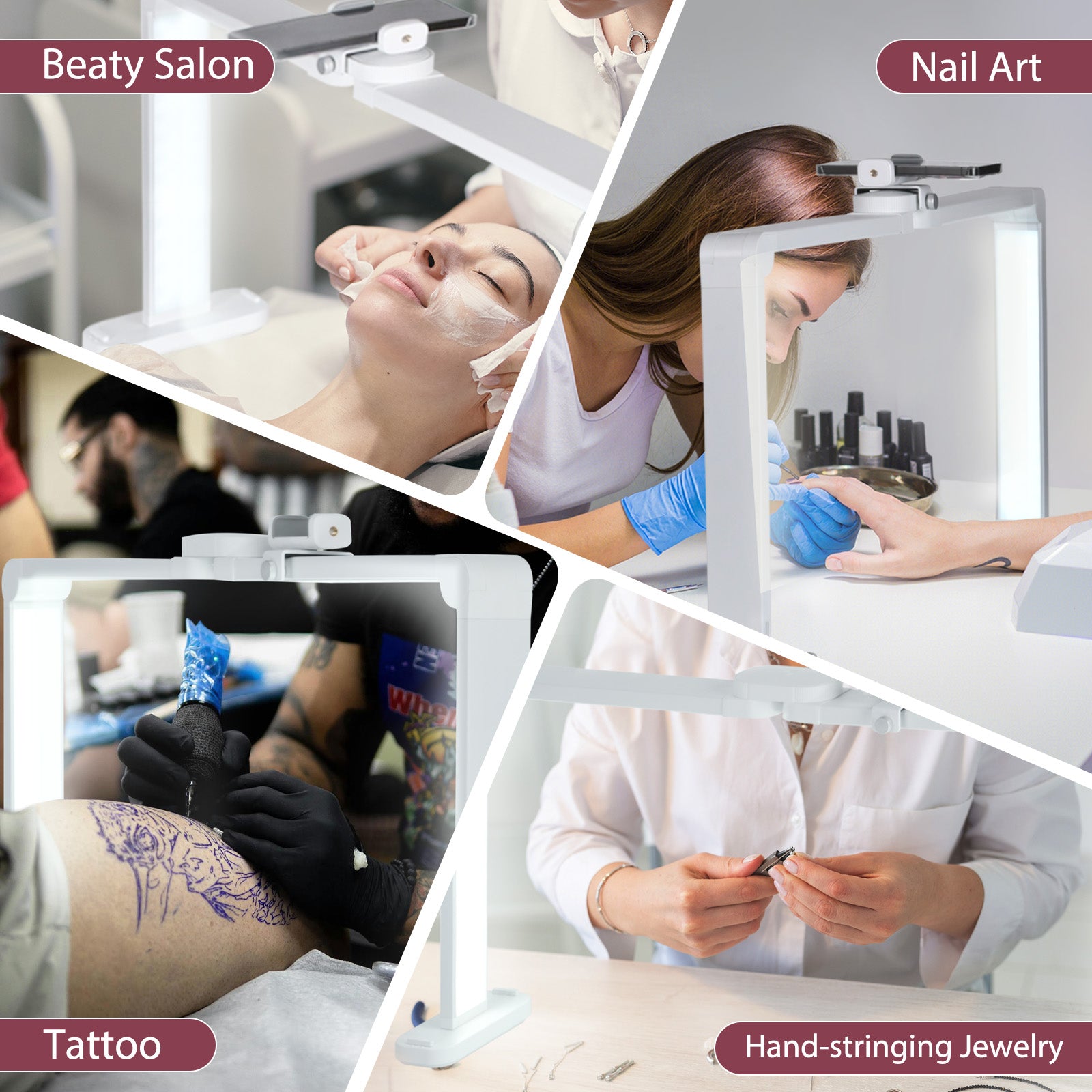 Advwin Nail Lamp Foldable with USB Ports