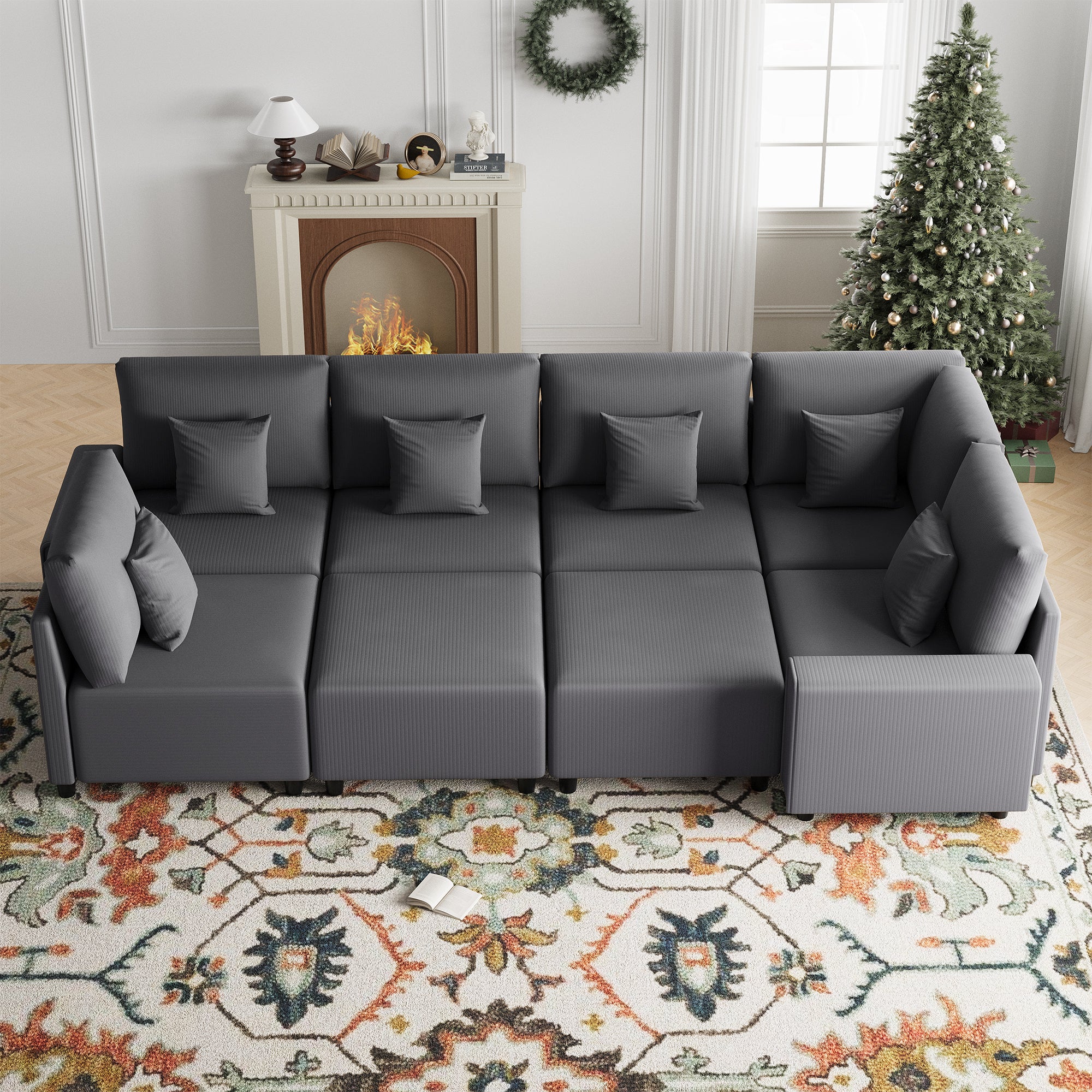 Advwin Luxury Oversized Minimalist Cloud Couch