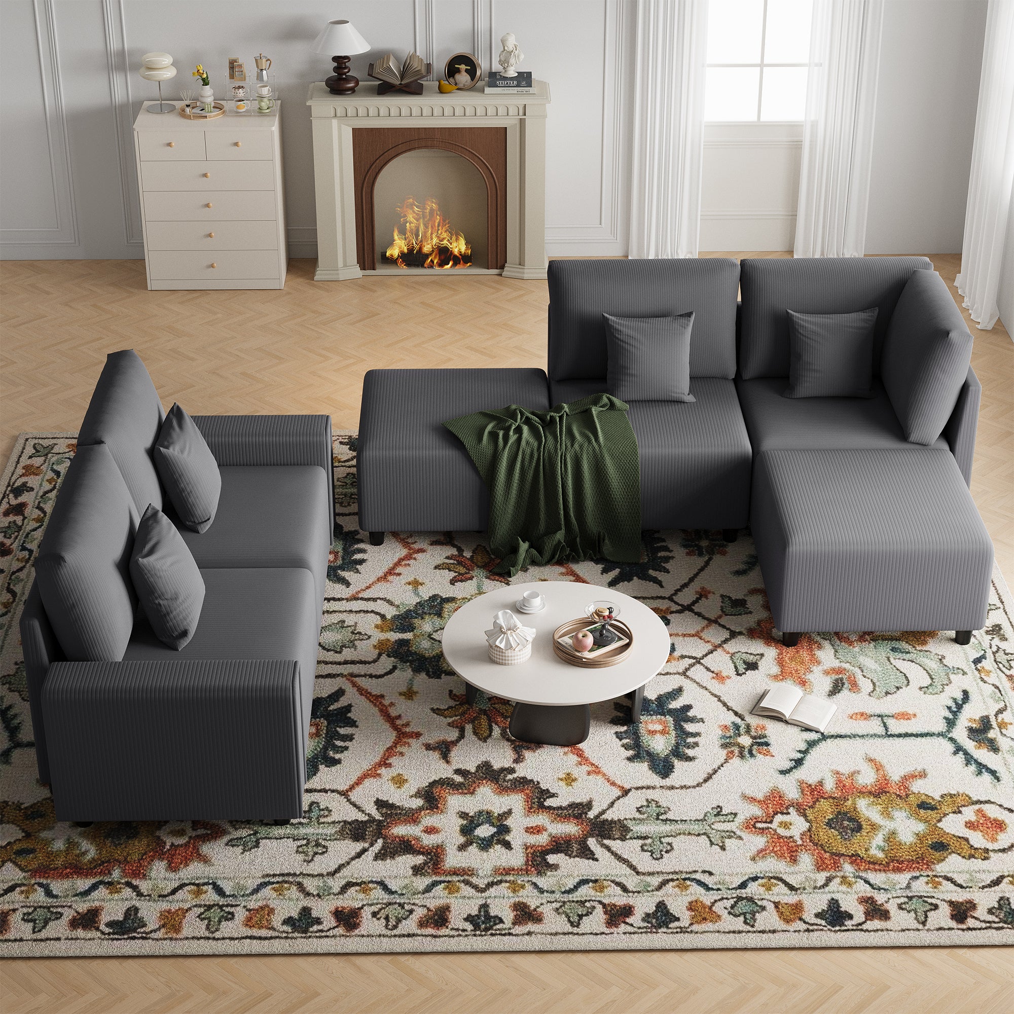 Advwin Luxury Oversized Minimalist Cloud Couch