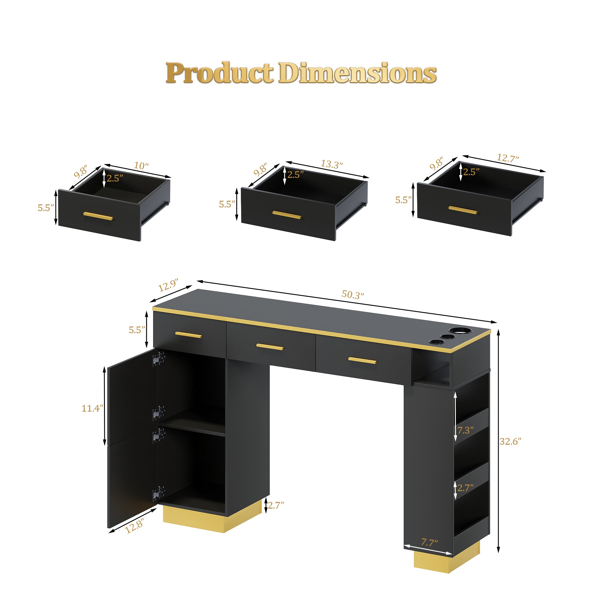 Advwin Barber Salon Stations for Hair Stylist