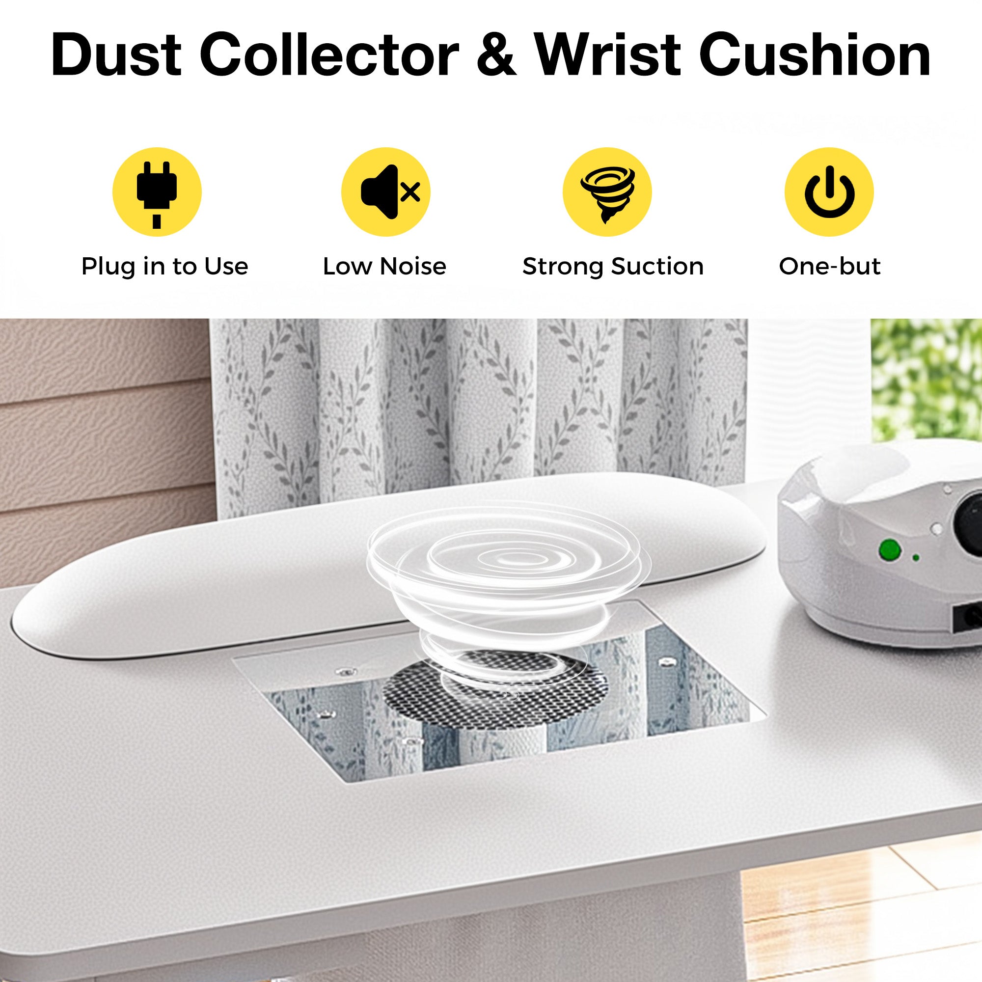 Nail Desk with Dust Collector