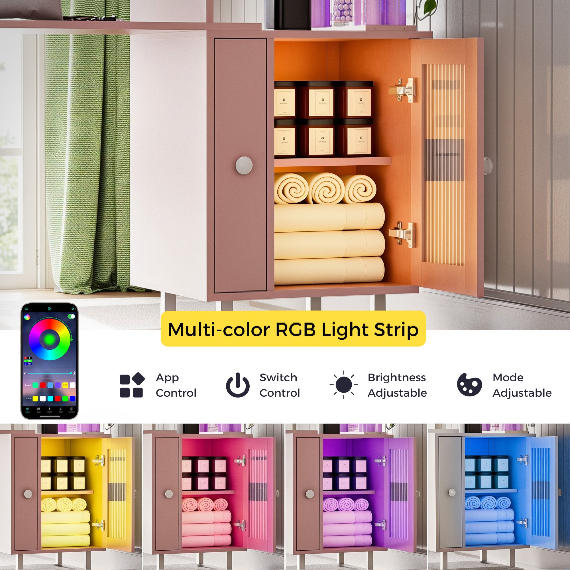 Advwin Manicure Table with LED Light