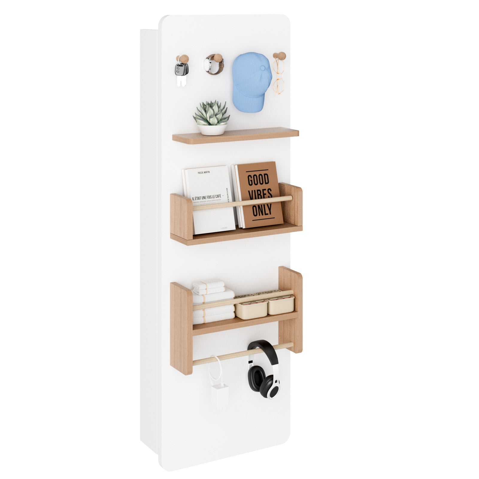 Advwin Wall Mounted Ironing Board Cabinet