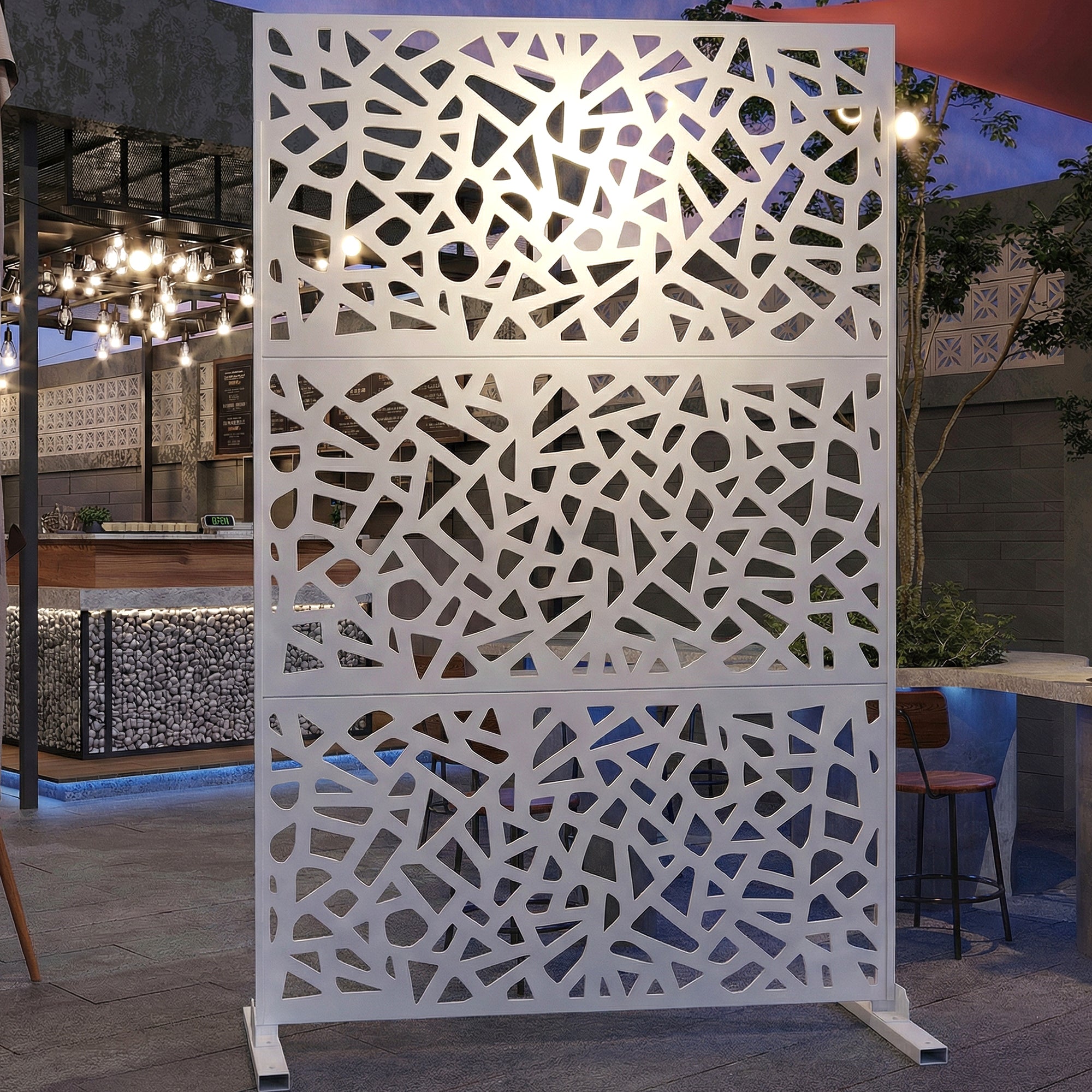 Advwin Freestanding Room/Garden Divider with Stand