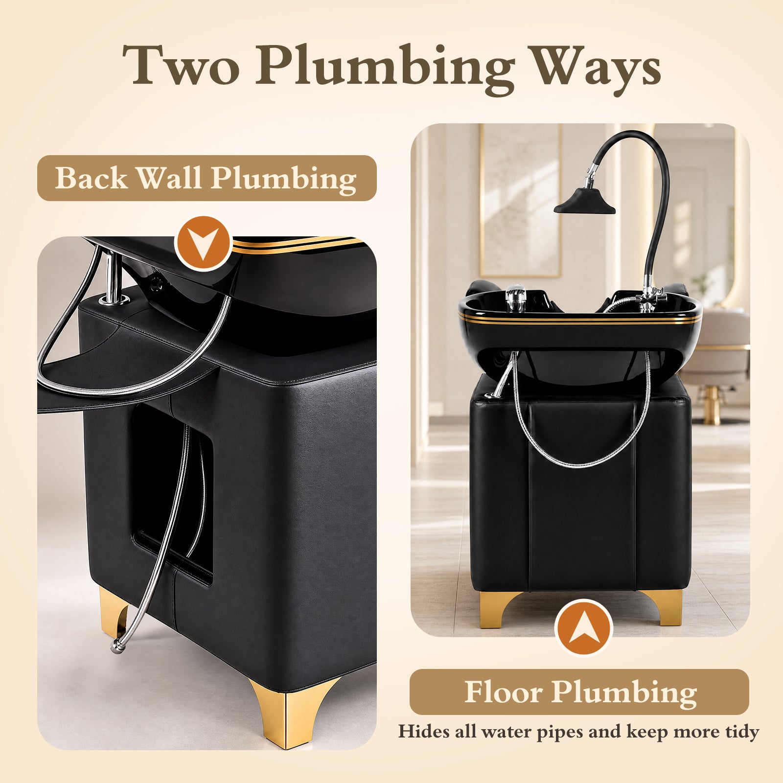 Advwin Hair Washing Station Barber Backwash Unit