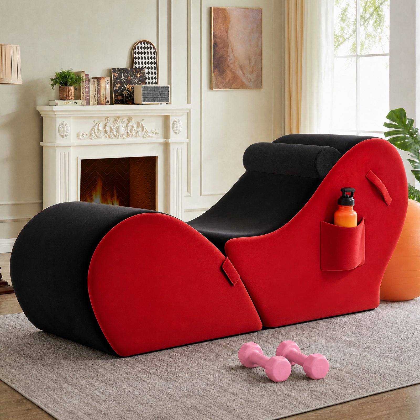 Advwin Convertible Yoga Chaise Lounge for Adults