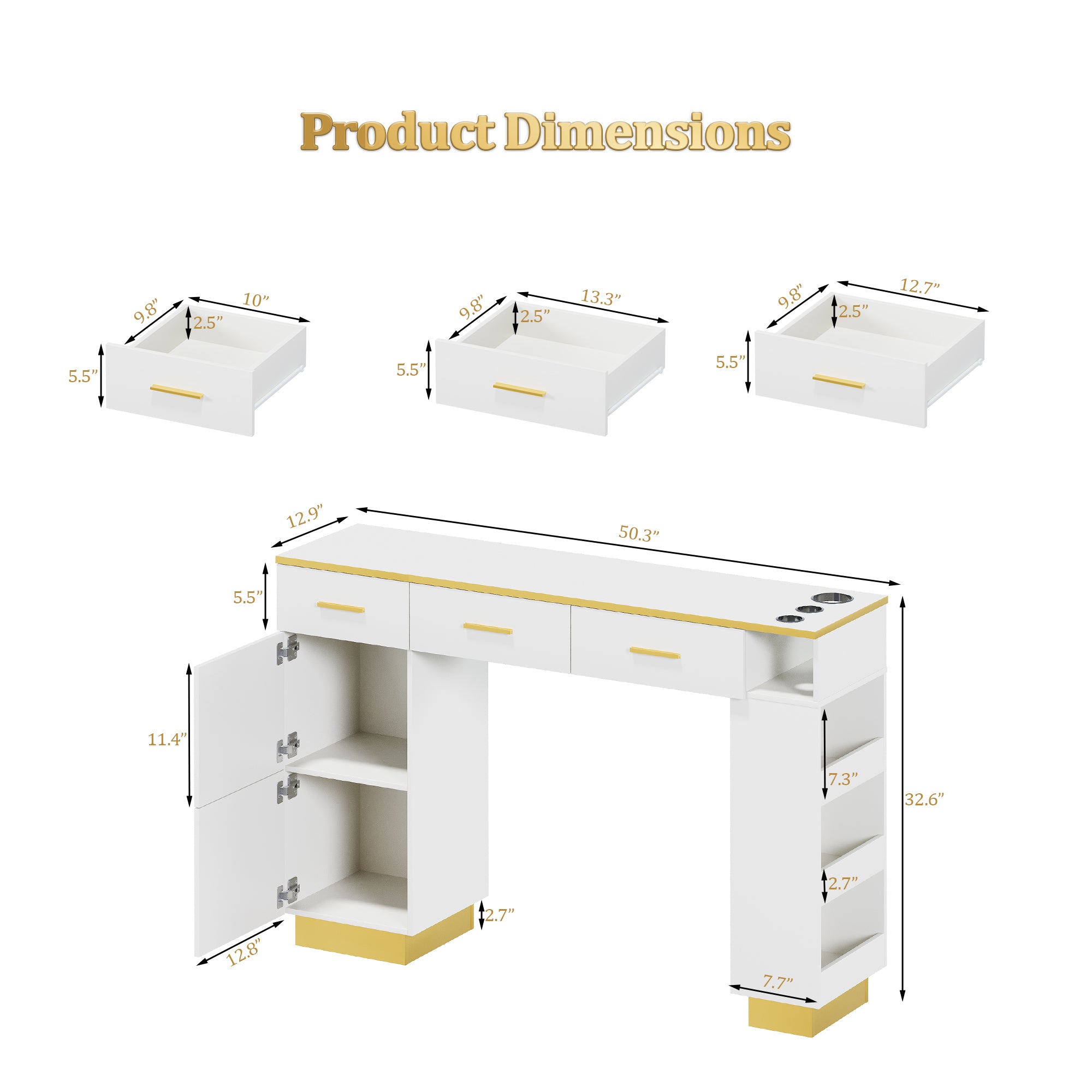 Advwin Barber Salon Stations for Hair Stylist