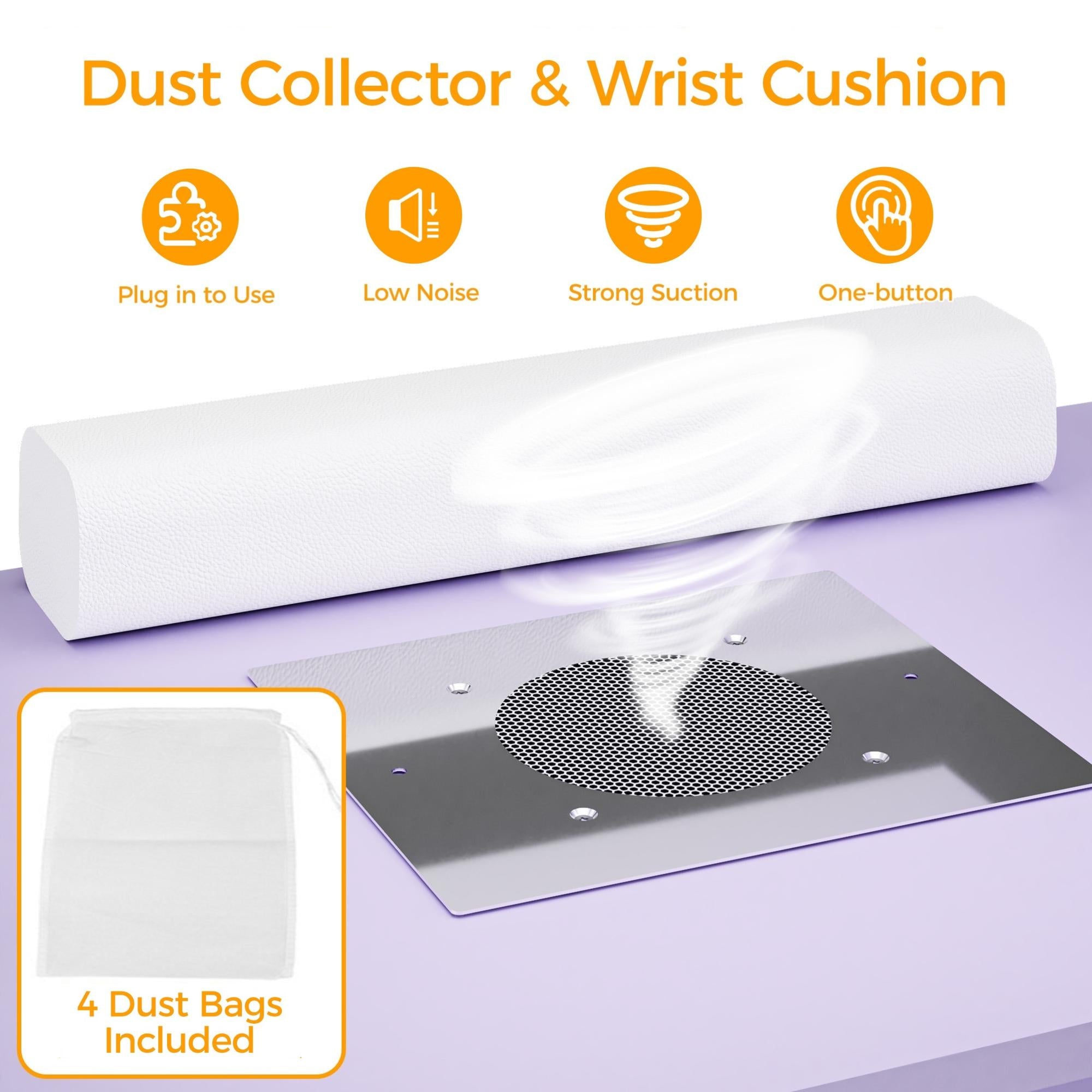 Manicure Table with Dust Collector