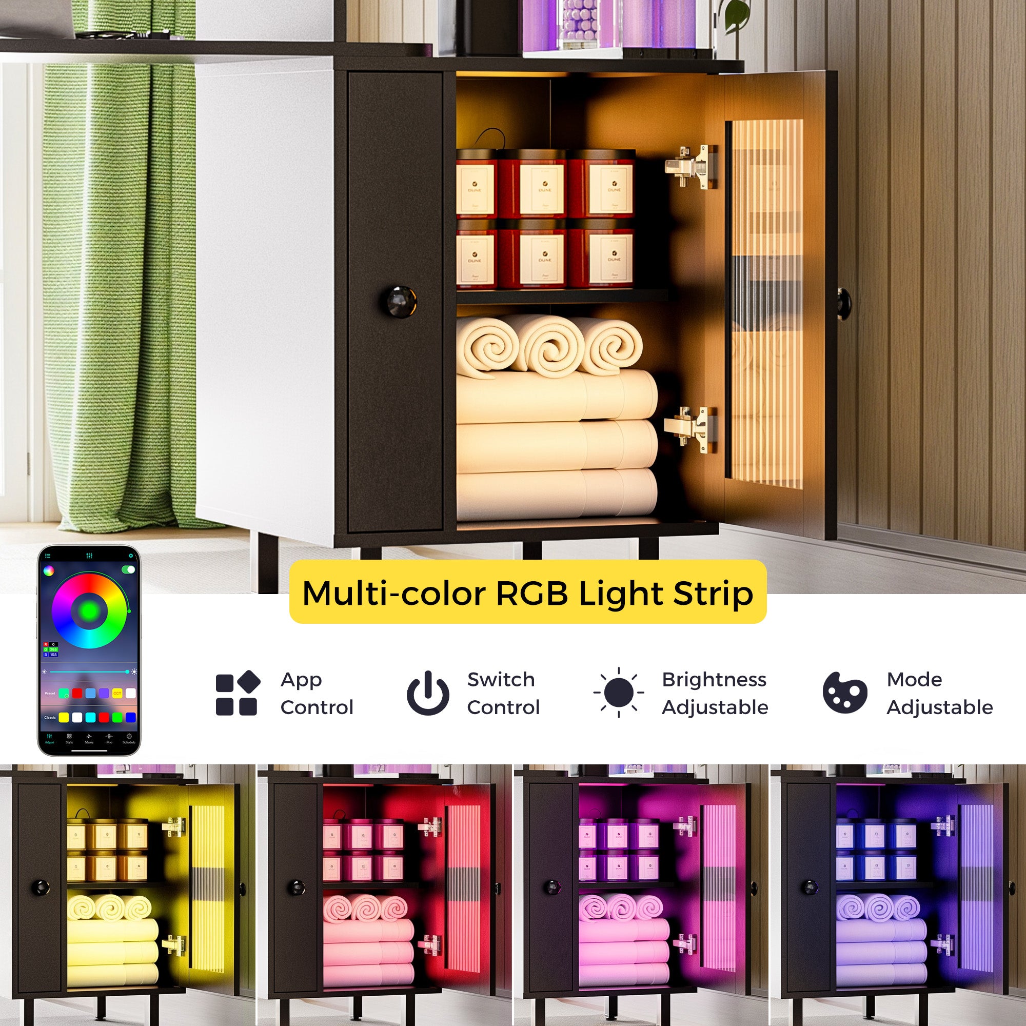 Advwin Manicure Table with LED Light