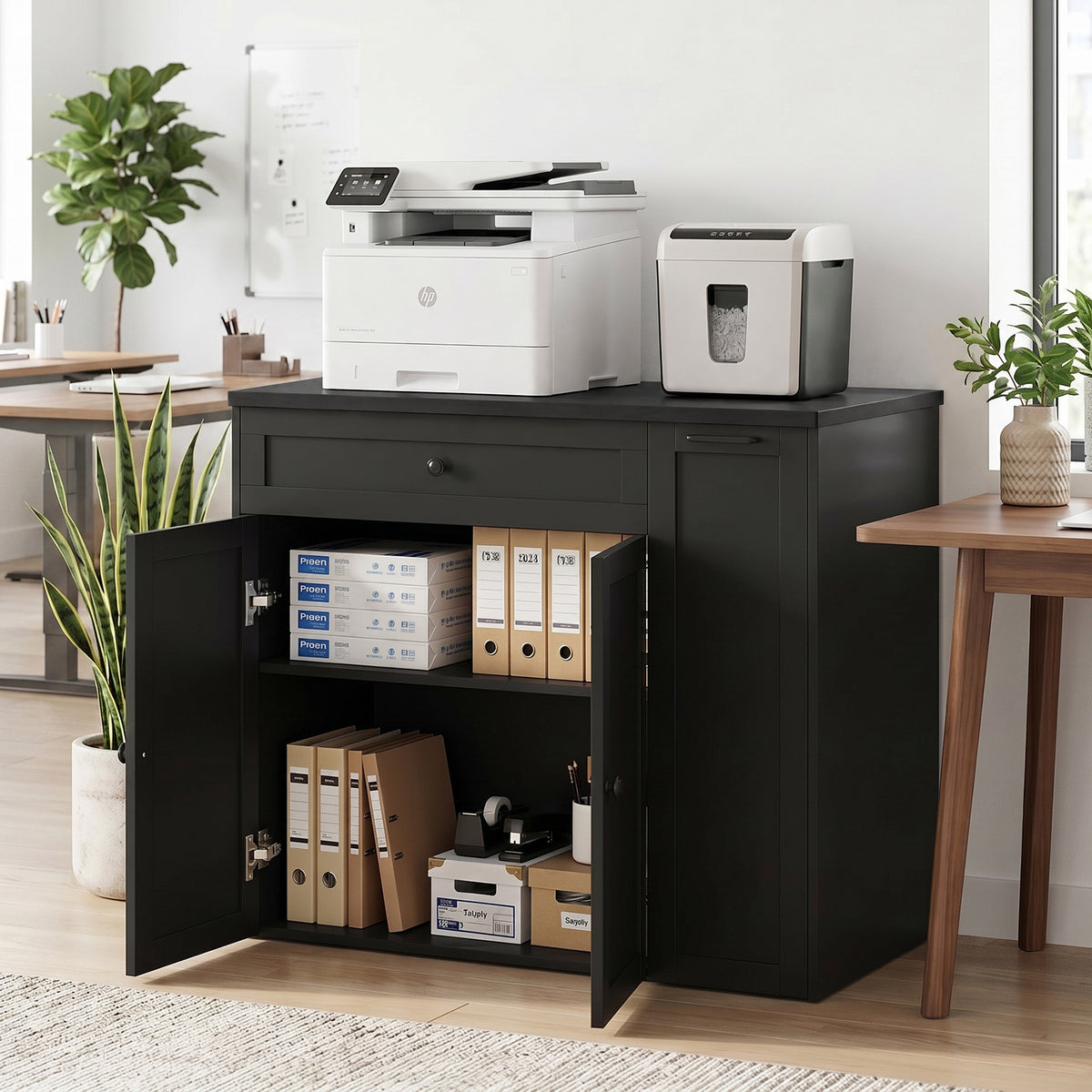 Advwin 3D Printer Cabinet w/ Rolling Filament Storage Drawer