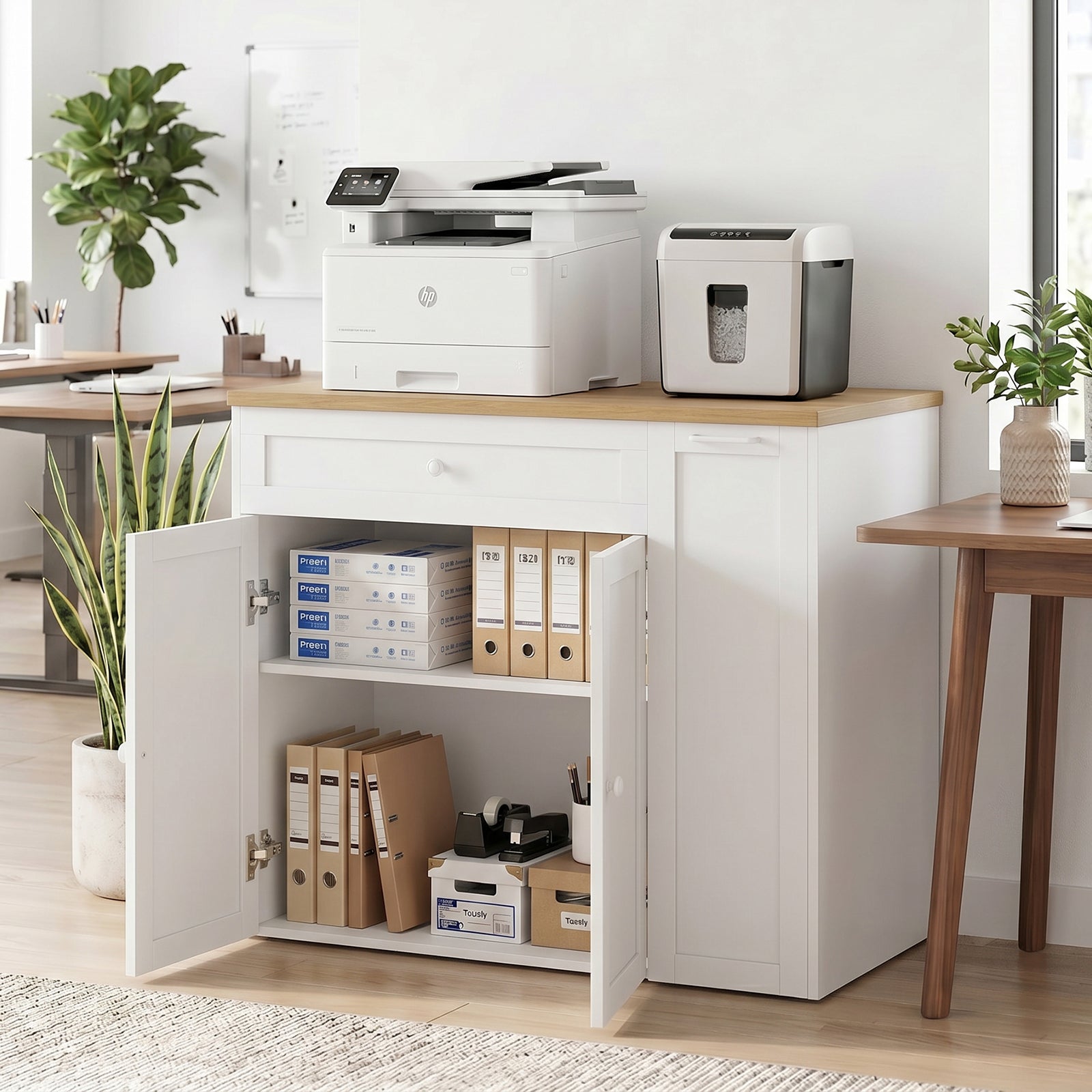 Advwin 3D Printer Cabinet w/ Rolling Filament Storage Drawer