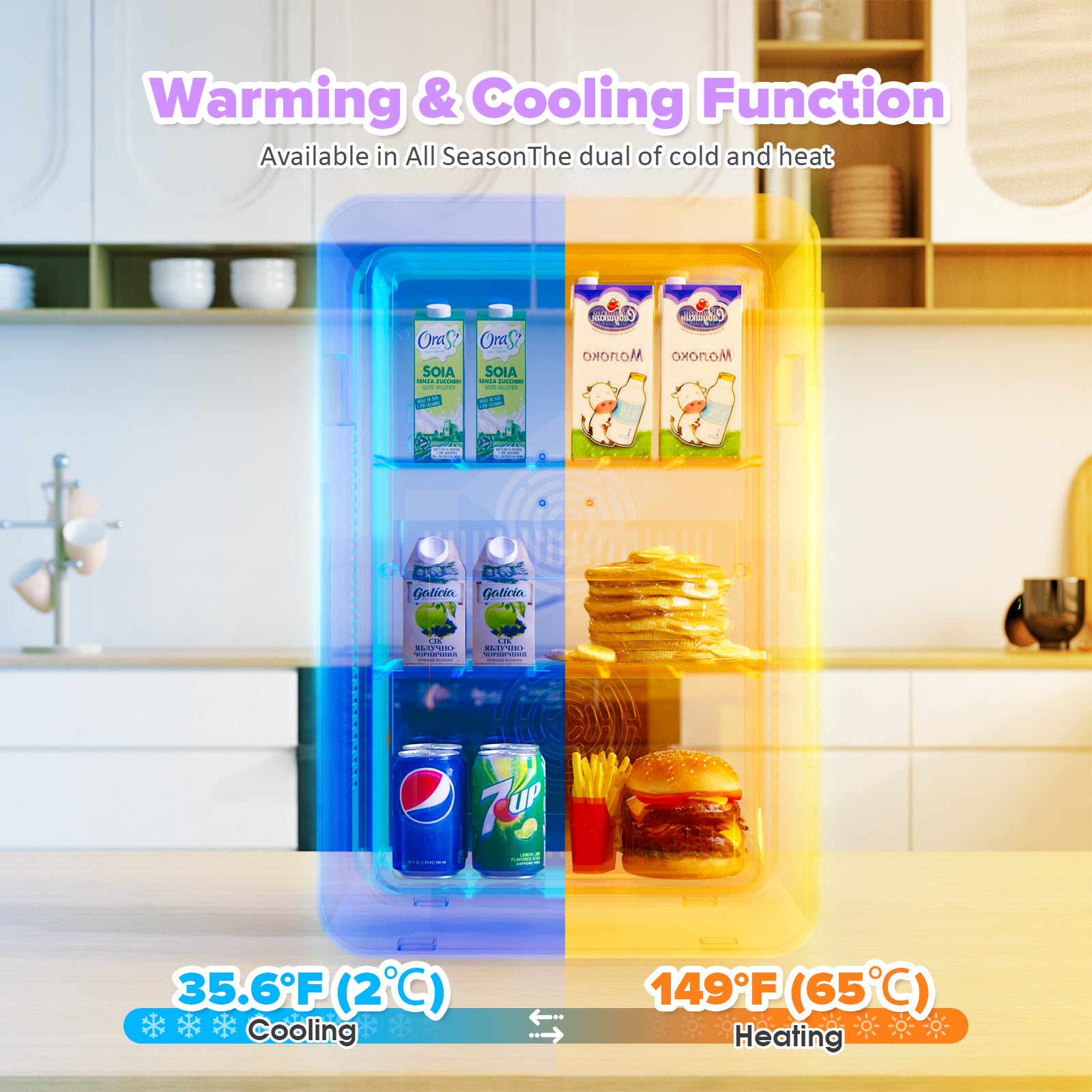 Advwin 22L Mini Fridge Cooler & Warmer