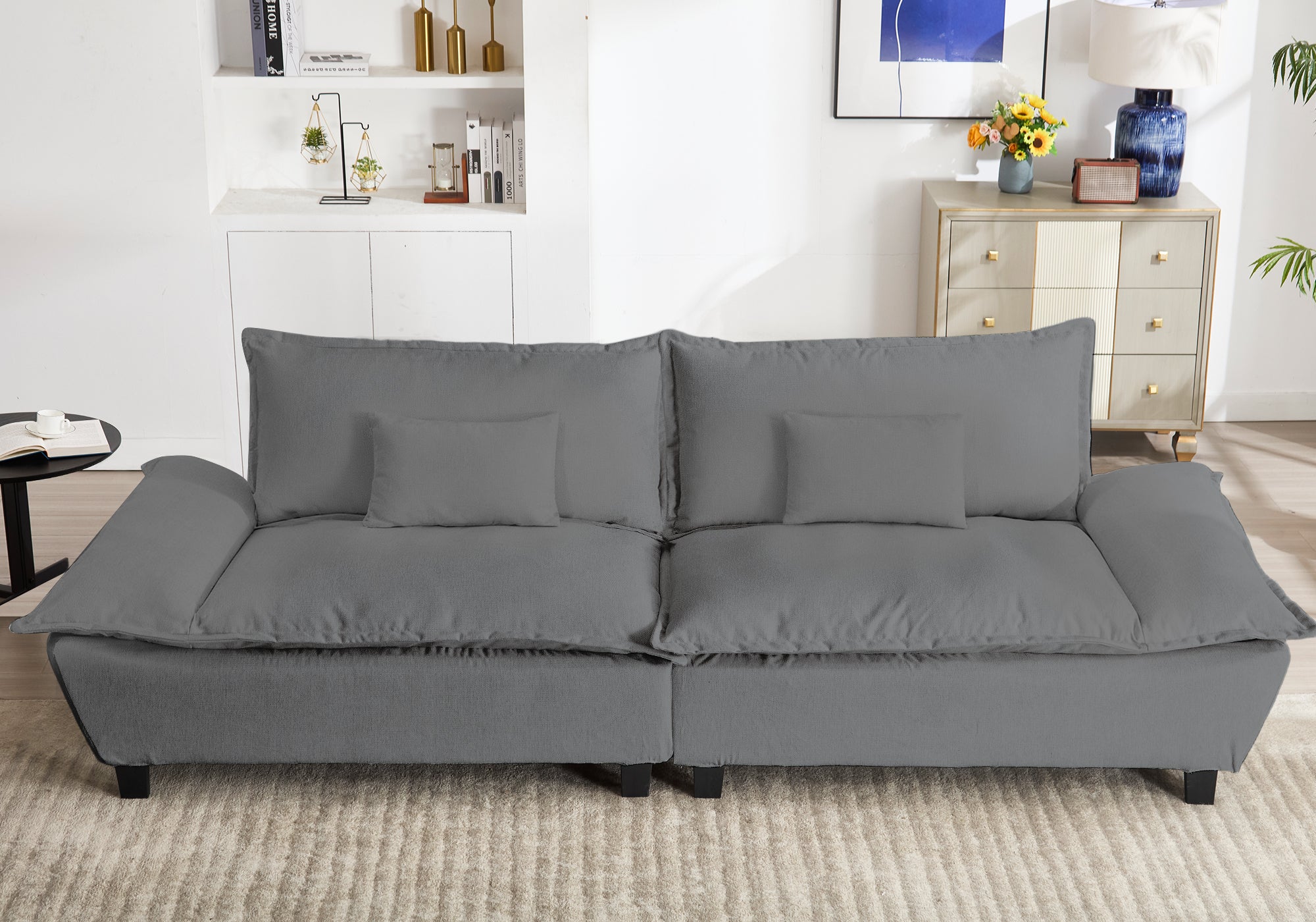 Advwin 114” Oversized Couch Loveseat Set