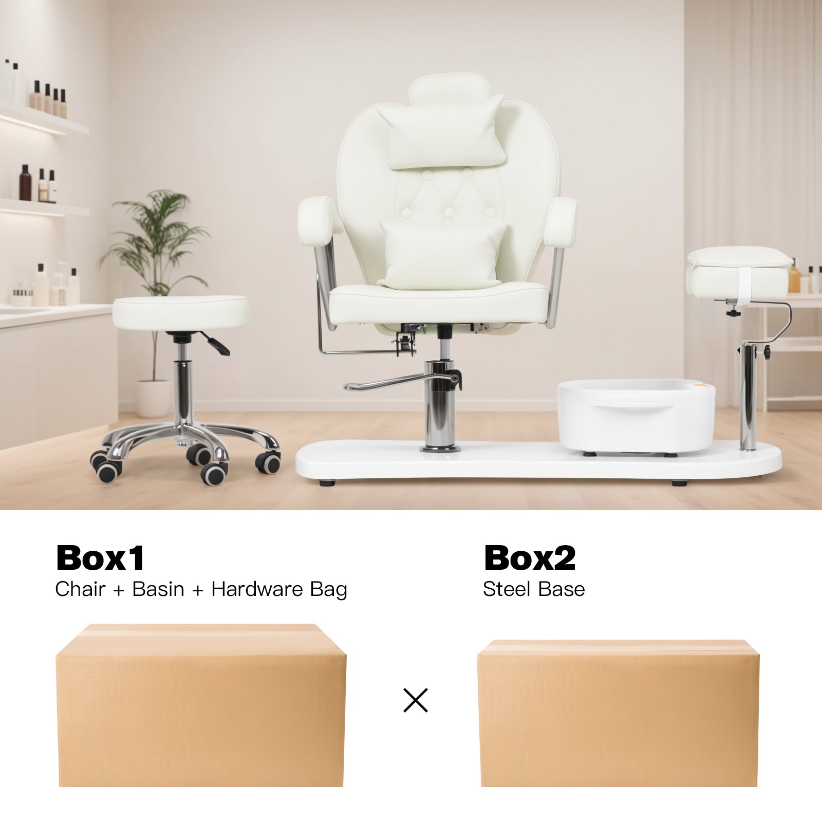 Advwin Pedicure Chair with Adjustable Height