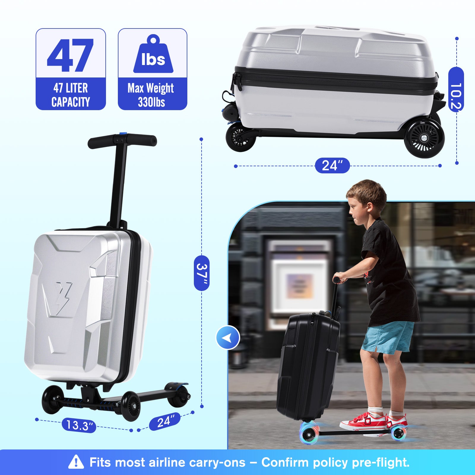 scooter suitcase
