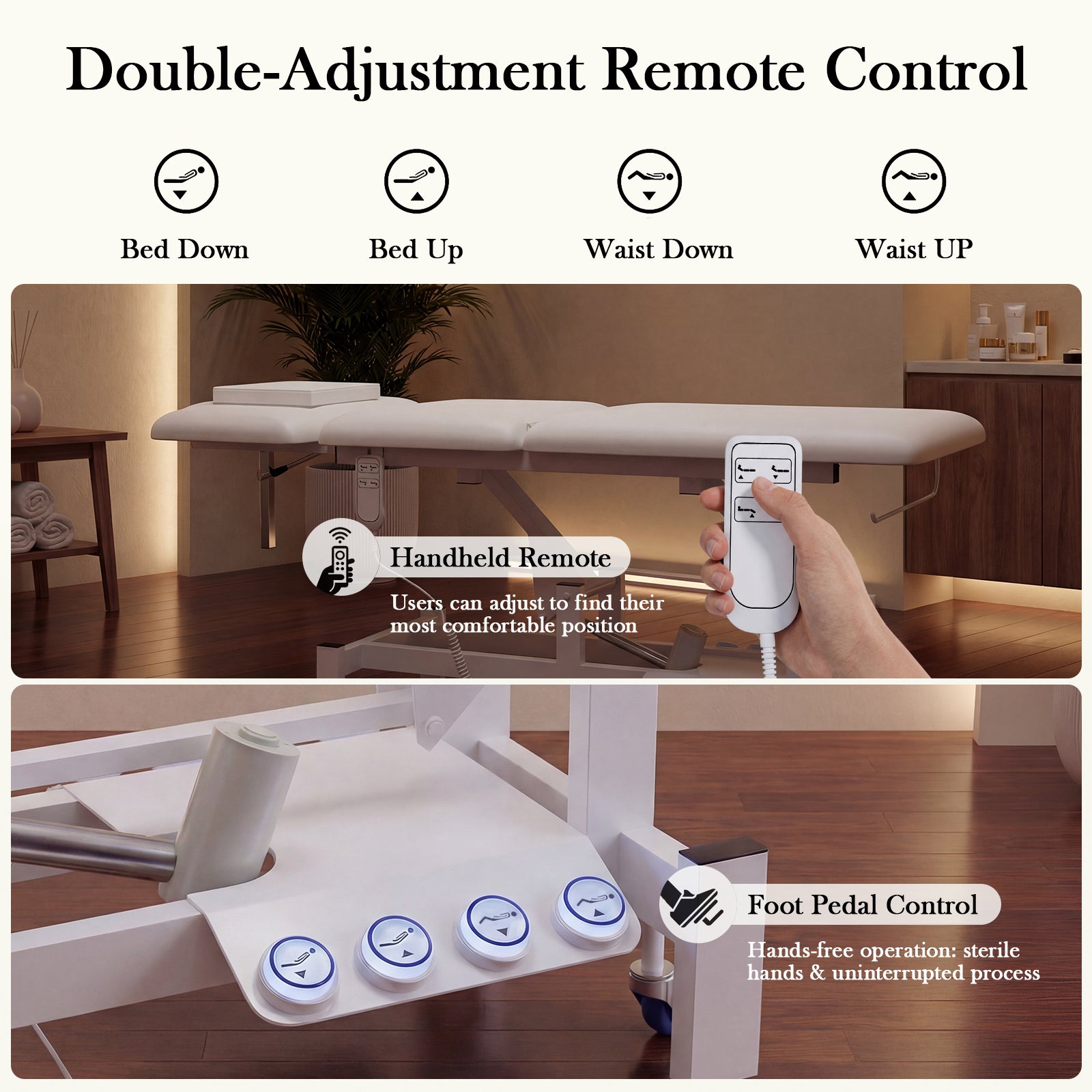 Advwin 2-Motor Electric Massage Treatment Table