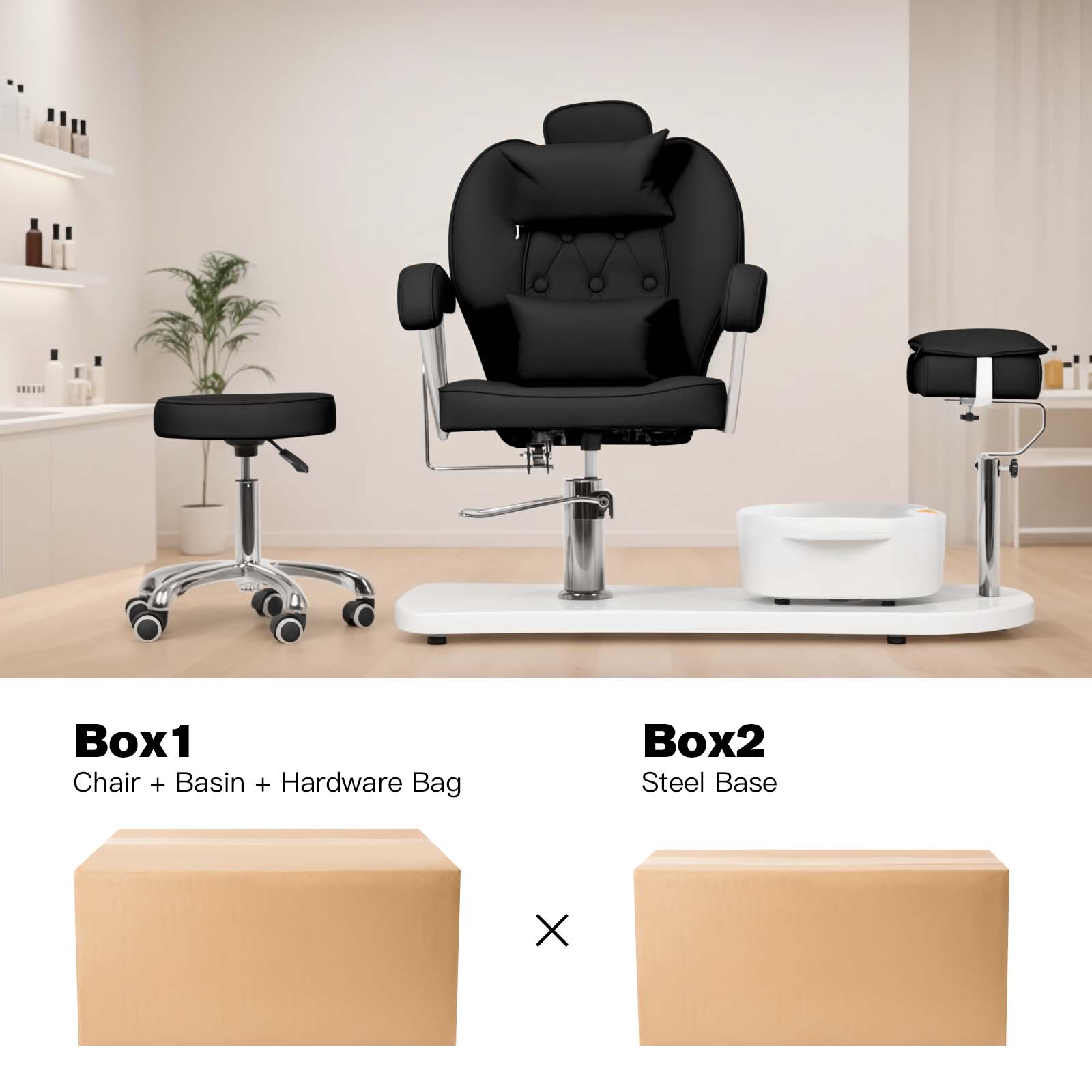 Advwin Pedicure Chair with Adjustable Height