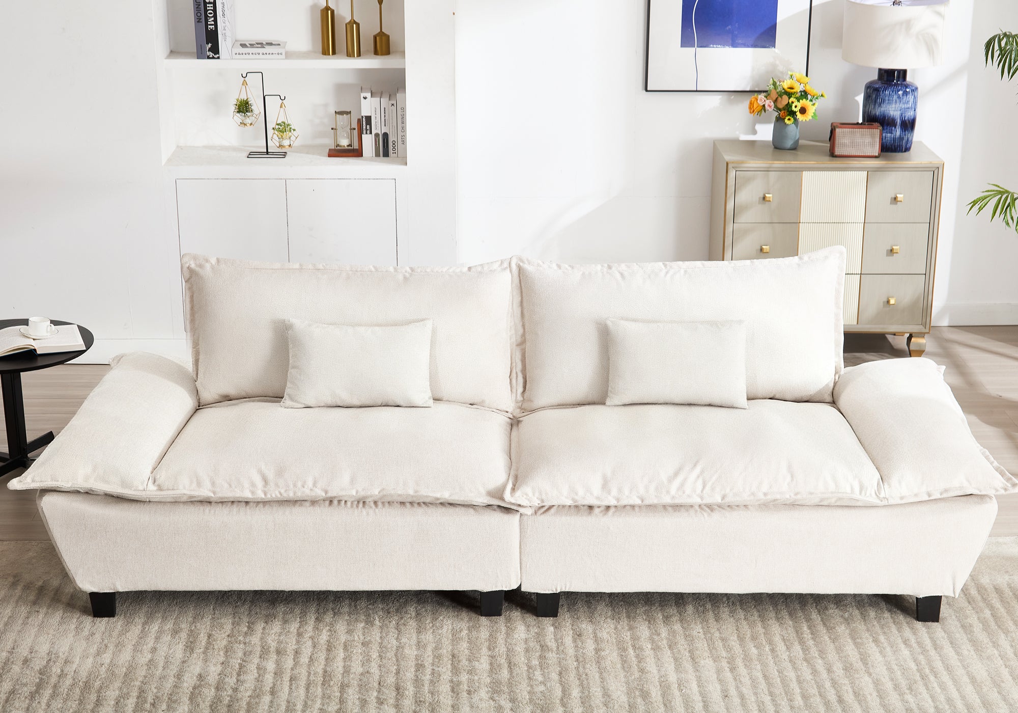 Advwin 114” Oversized Couch Loveseat Set