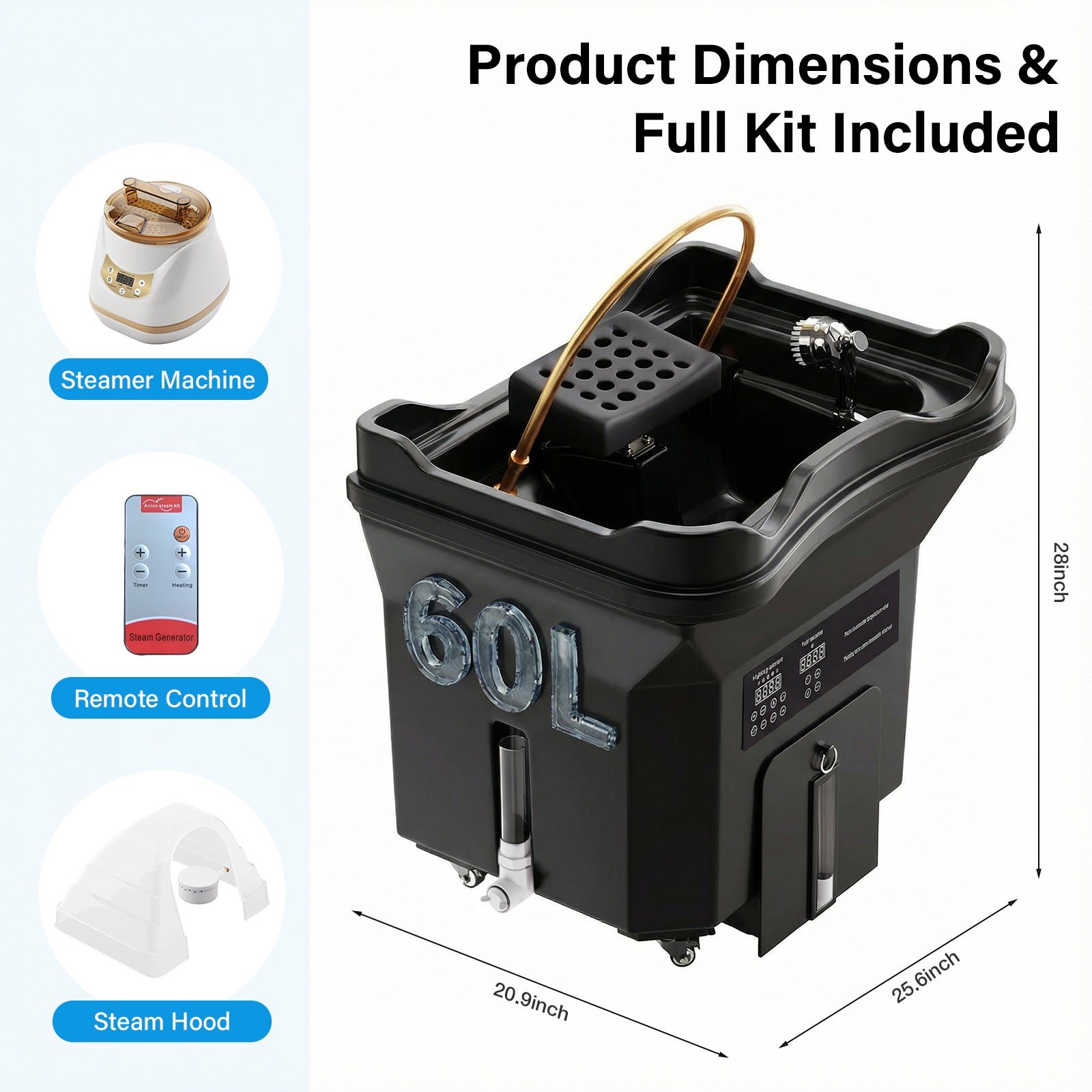 Advwin Thermostatic Head Spa Equipment